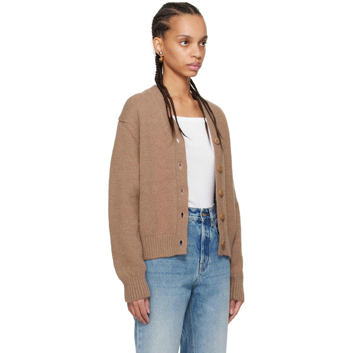  Jacquemus Brown 'the Jacquemus' Cardigan 