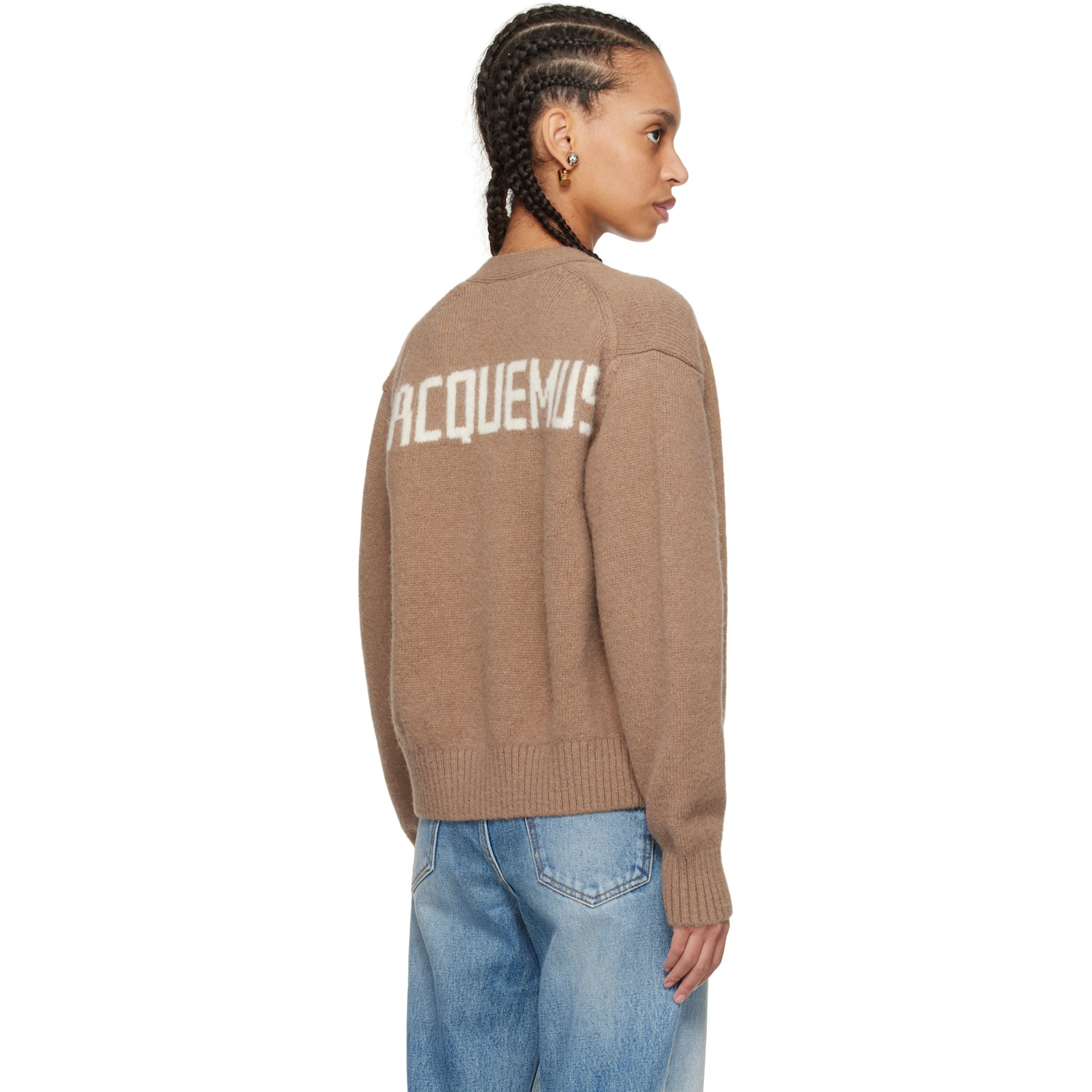  Jacquemus Brown 'the Jacquemus' Cardigan 