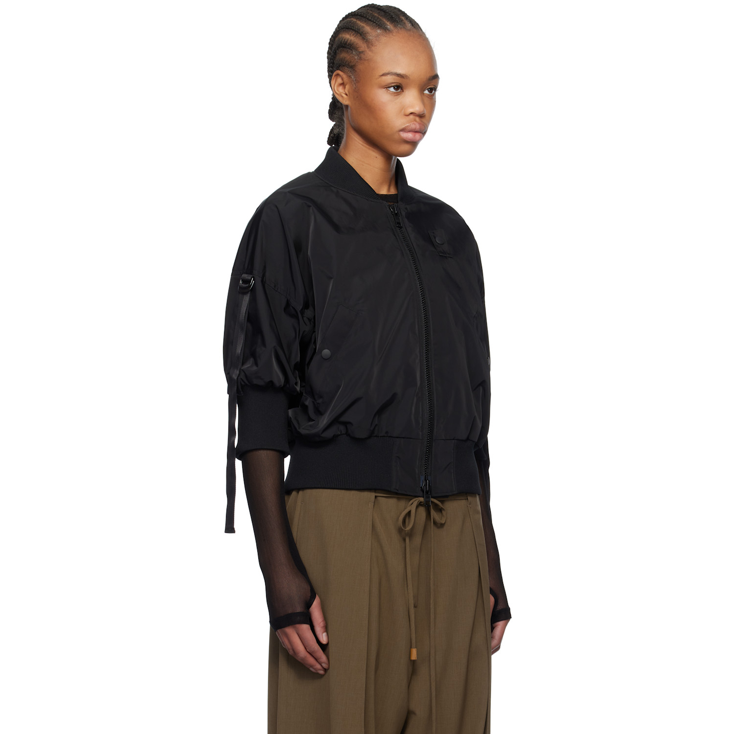  Yohji Yamamoto Black R-ssbomber Jacket 