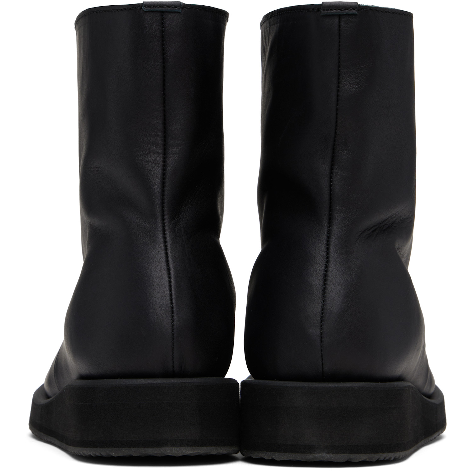  Yohji Yamamoto Black Soft Matt Bk High-top Boots 