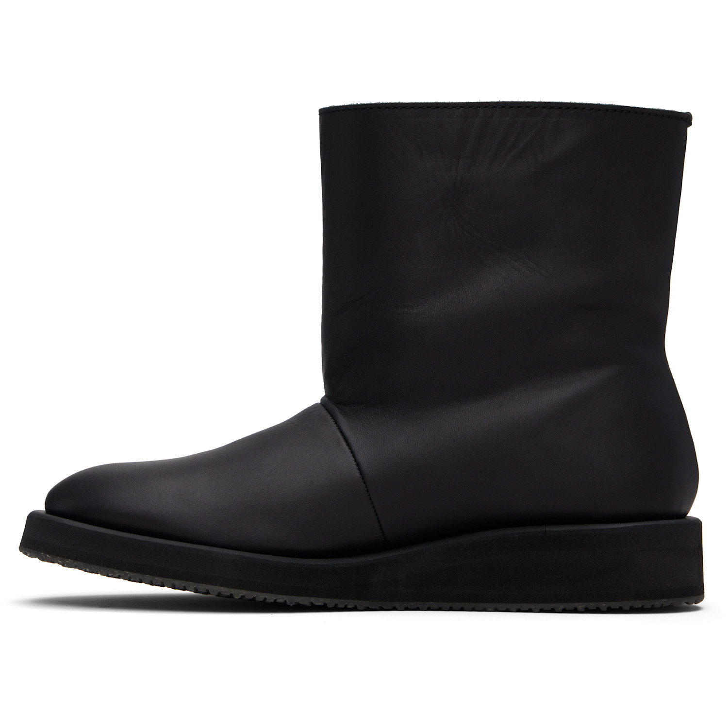  Yohji Yamamoto Black Soft Matt Bk High-top Boots 
