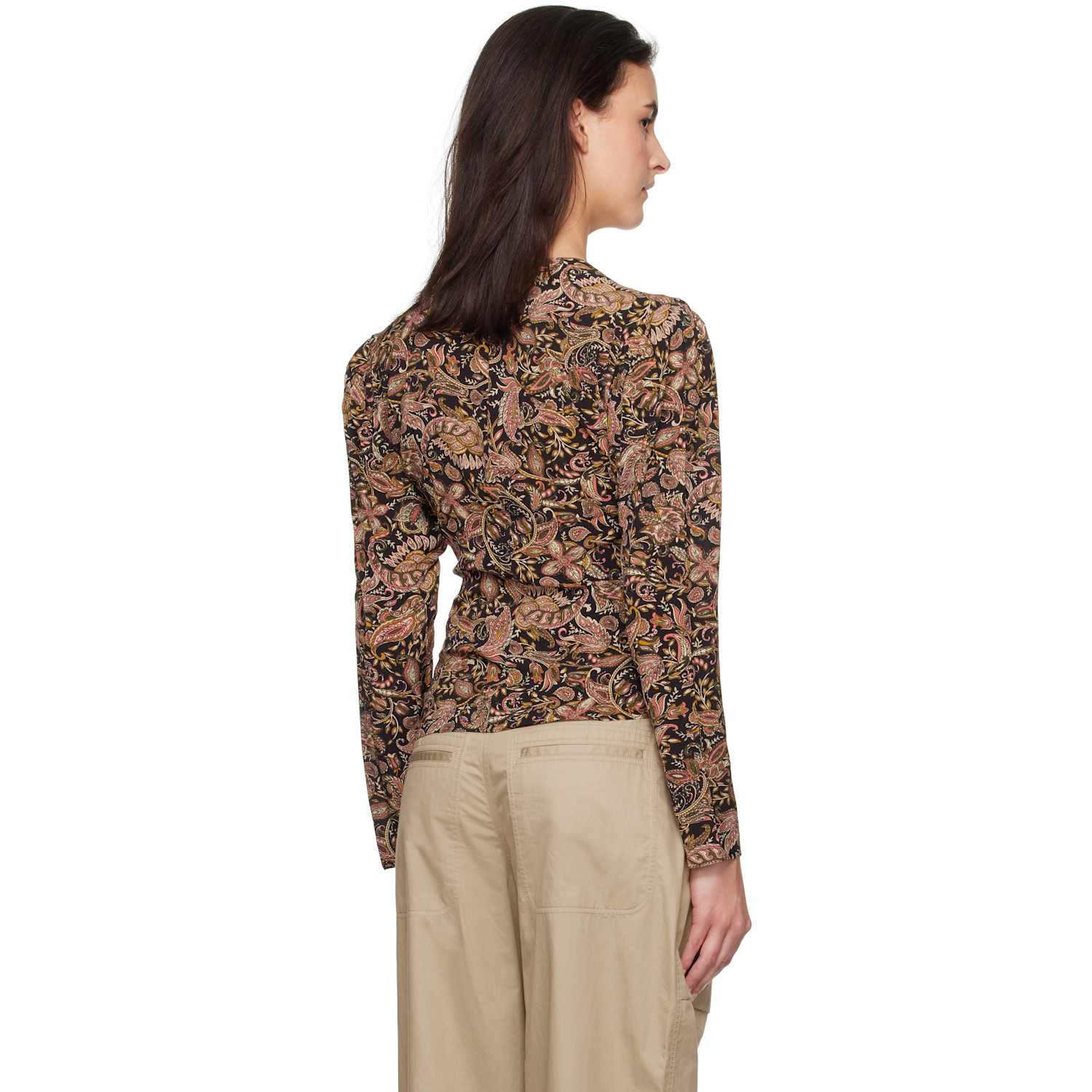  Isabel Marant Etoile Black Zekia Blouse 