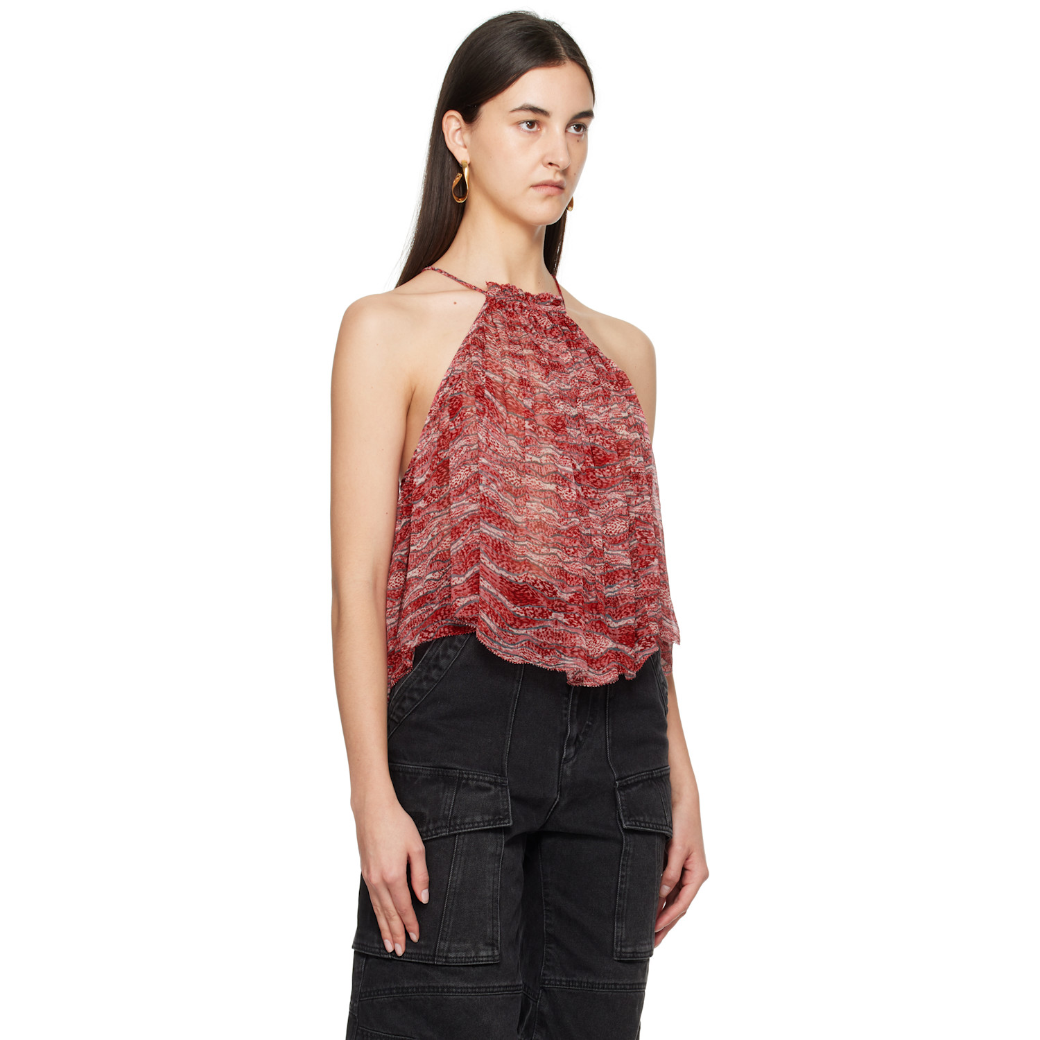  Isabel Marant Etoile Red Akila Camisole 