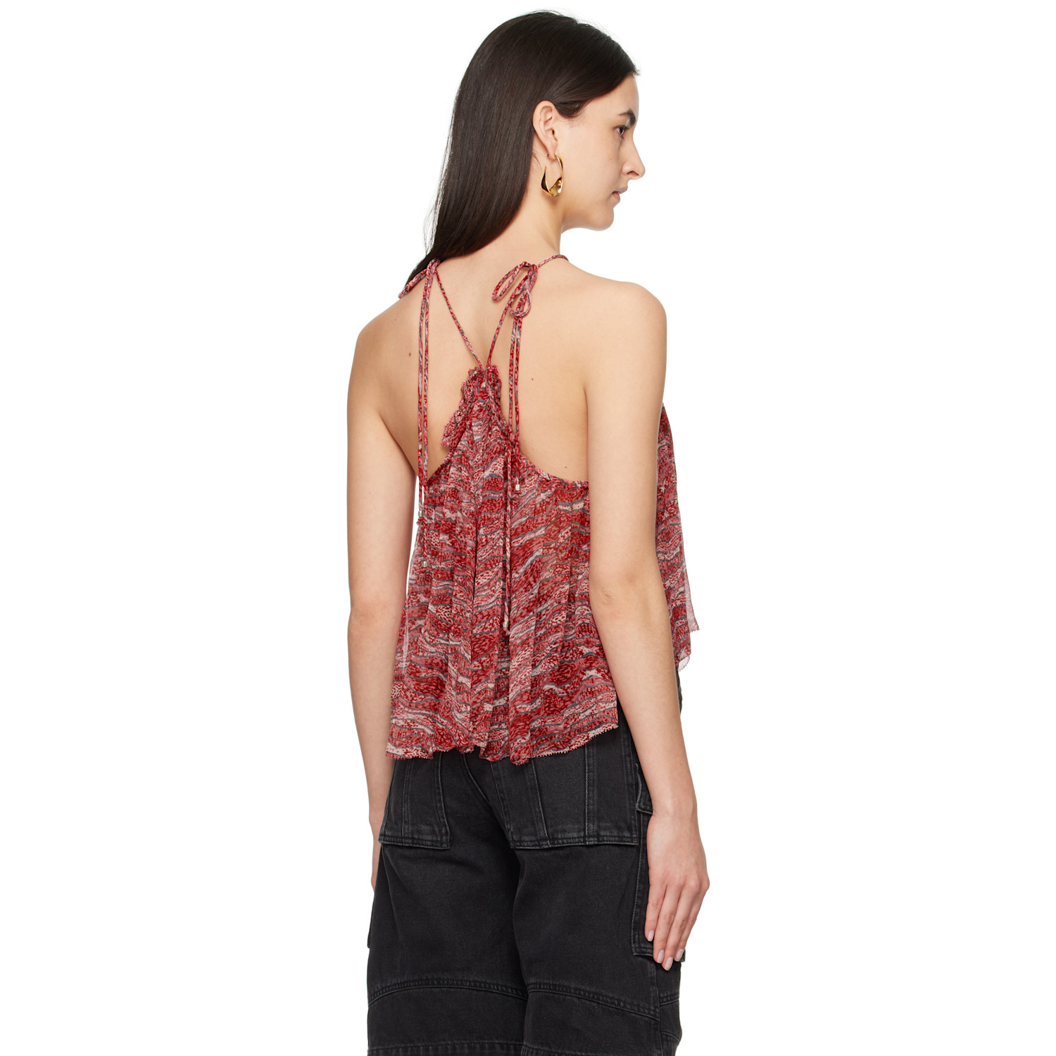  Isabel Marant Etoile Red Akila Camisole 