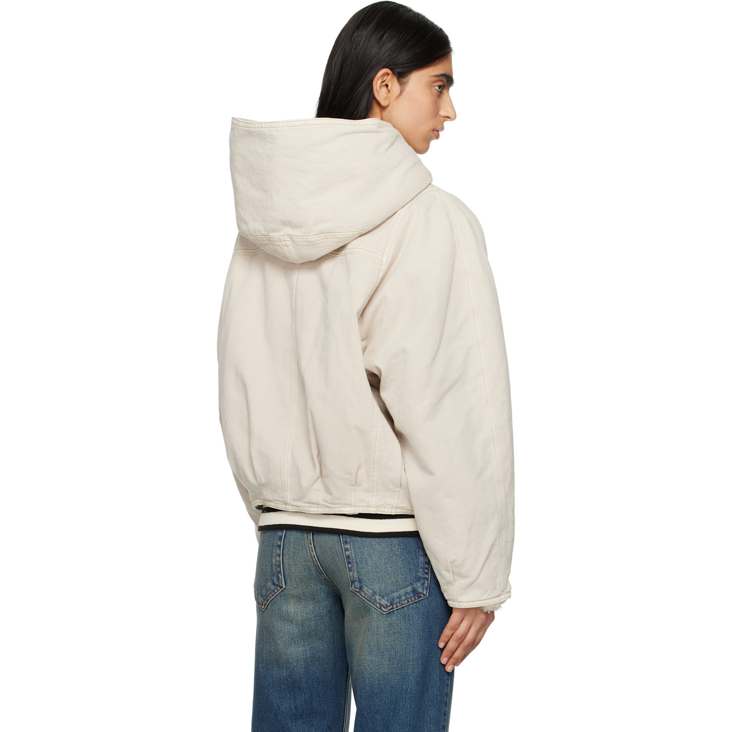  Isabel Marant Beige Biane Denim Jacket 
