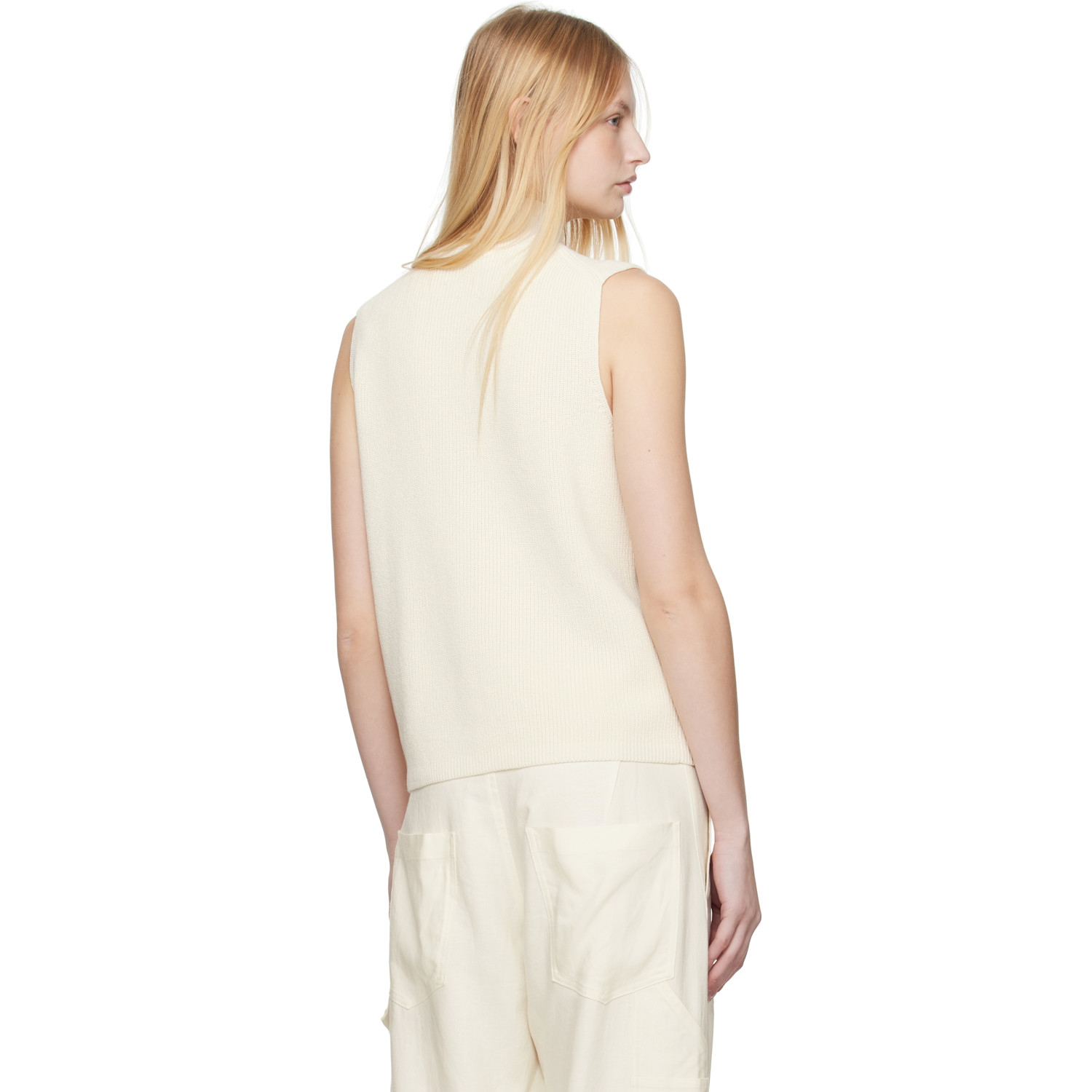  Studio Nicholson Off-white Ceres Vest 