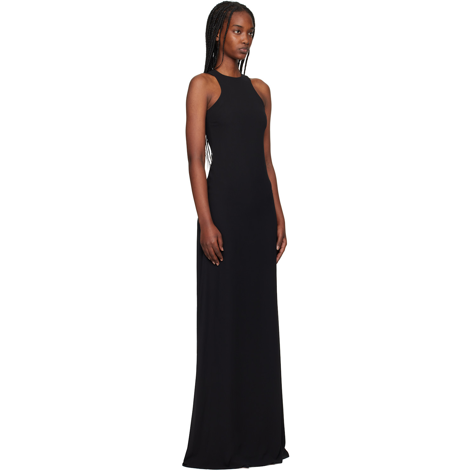  Mônot Black Tank Top Maxi Dress 