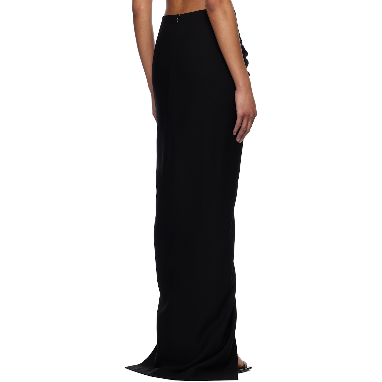  Mônot Black Torpedo Maxi Skirt 