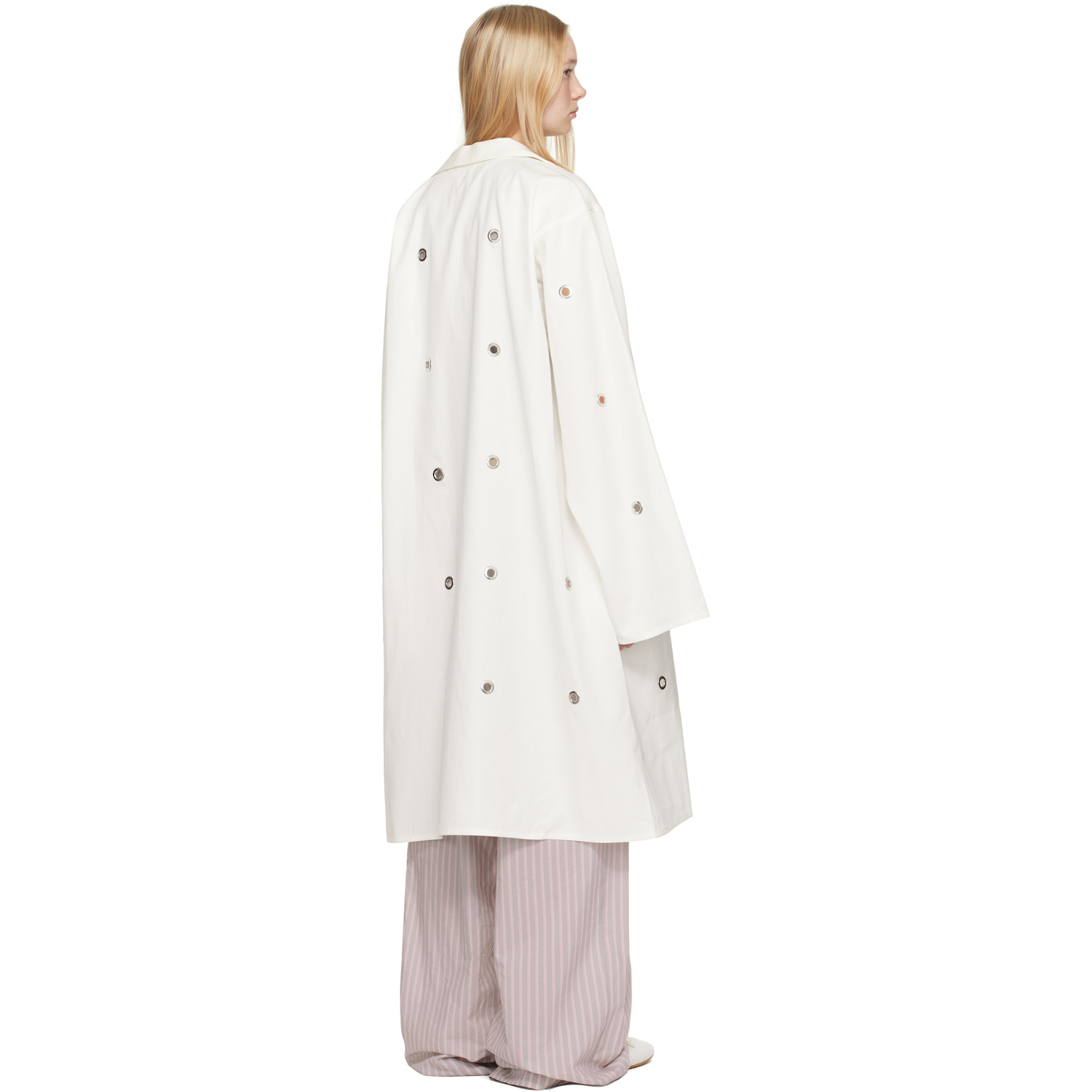  Sofie D'hoore Off-white Chesterfield Coat 