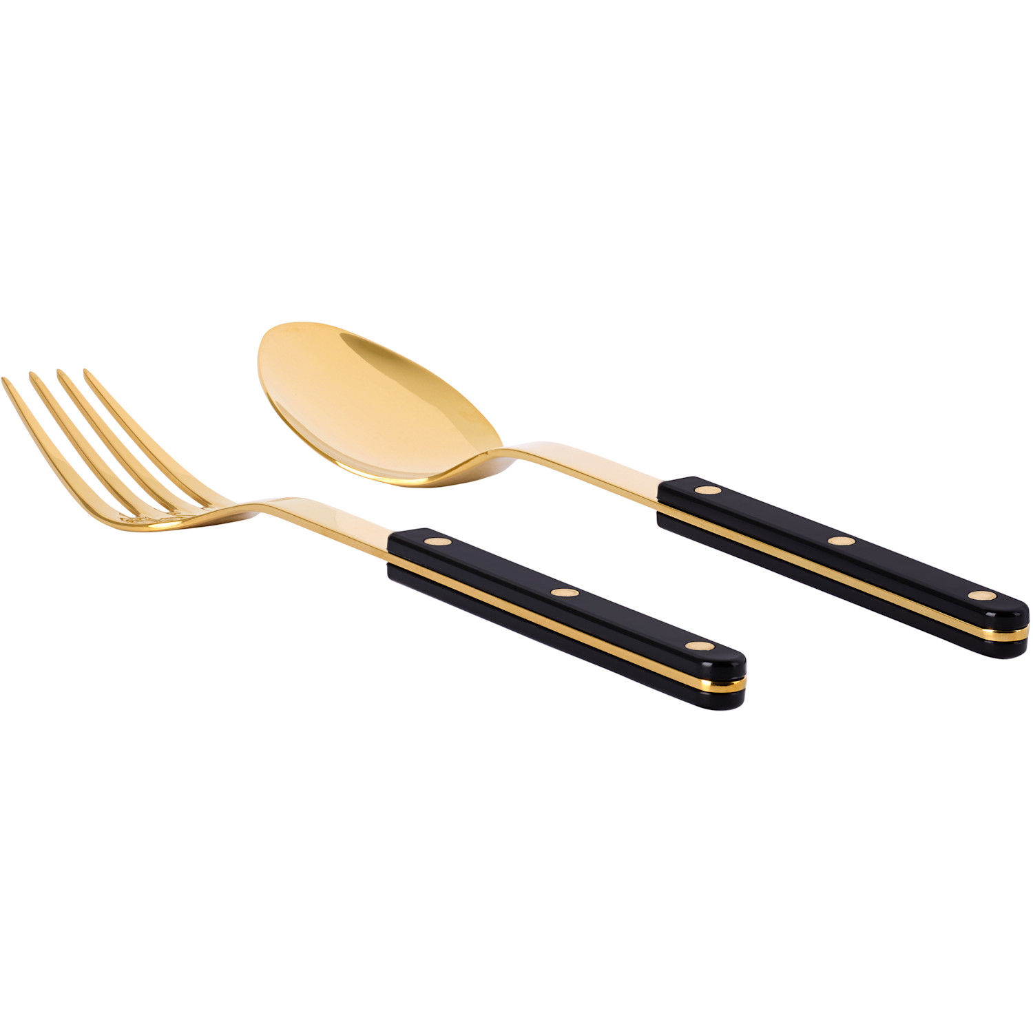  Sabre Gold & Black Bistrot Serving Set 
