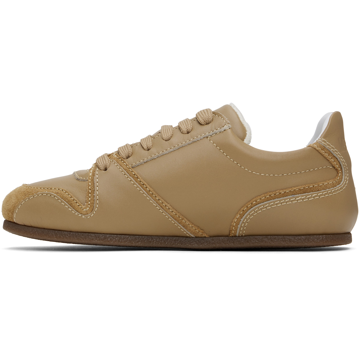  Moschino Taupe Tennis Sneakers 