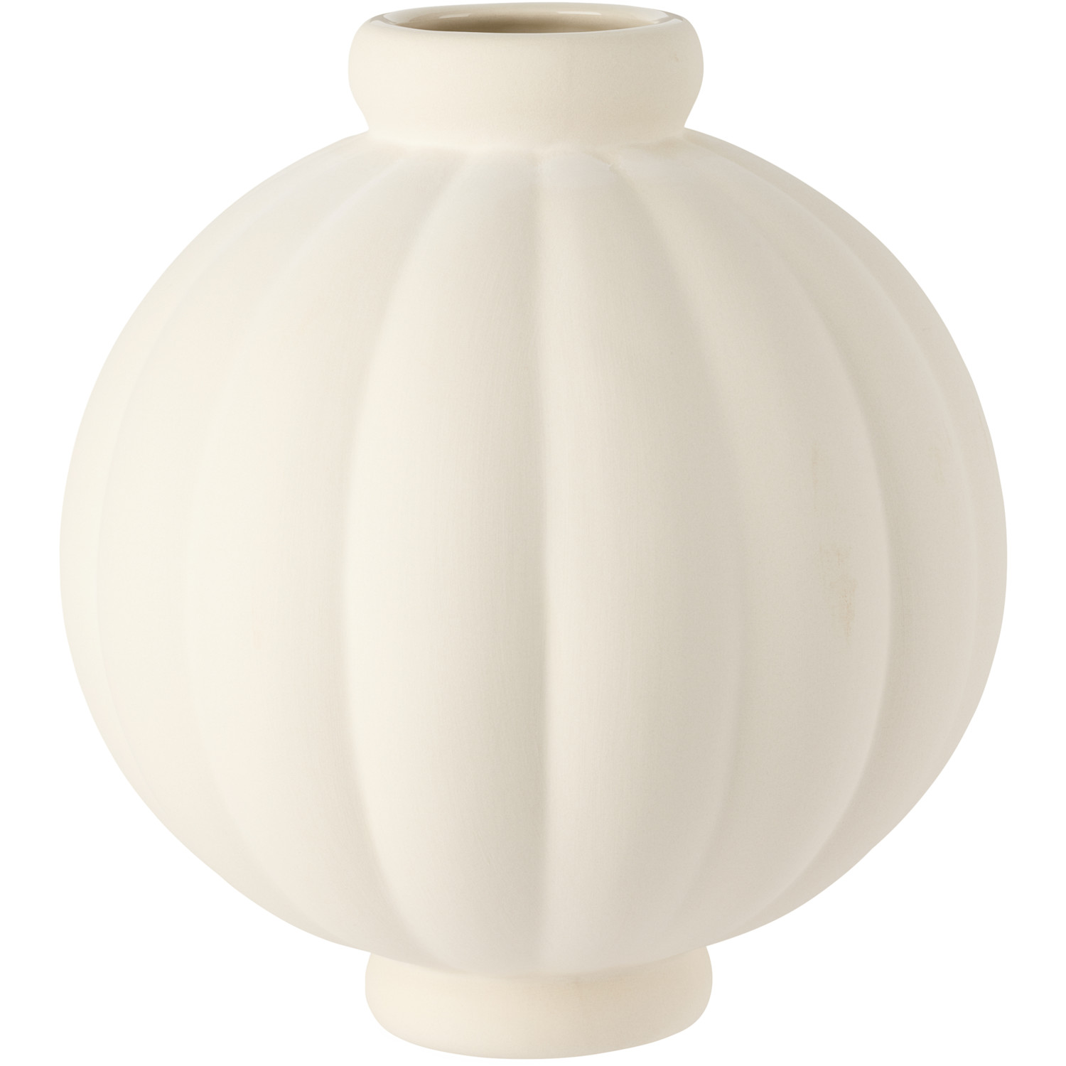 Louise Roe White Balloon 01 Ceramic Vase 
