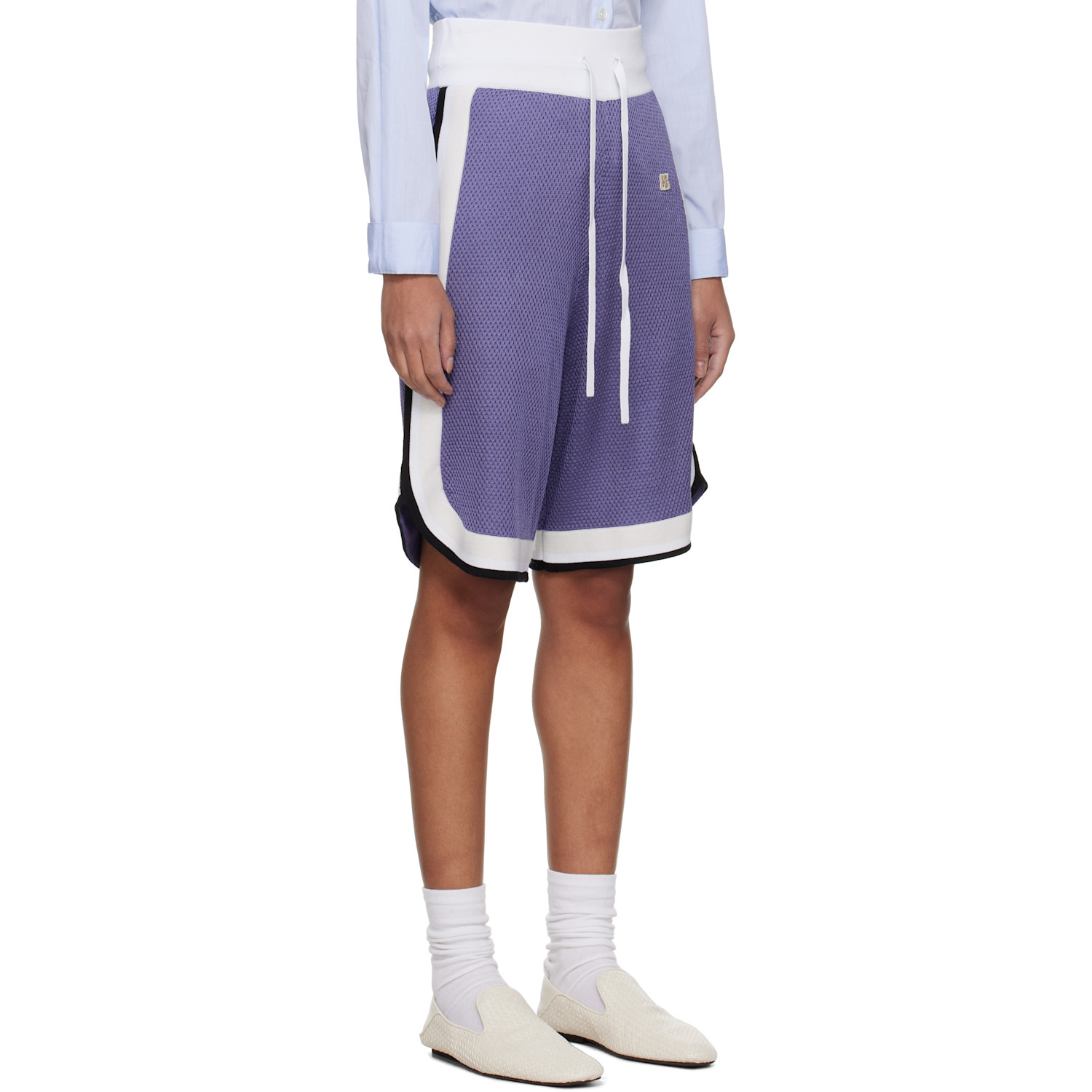  Wales Bonner Purple Rio Shorts 