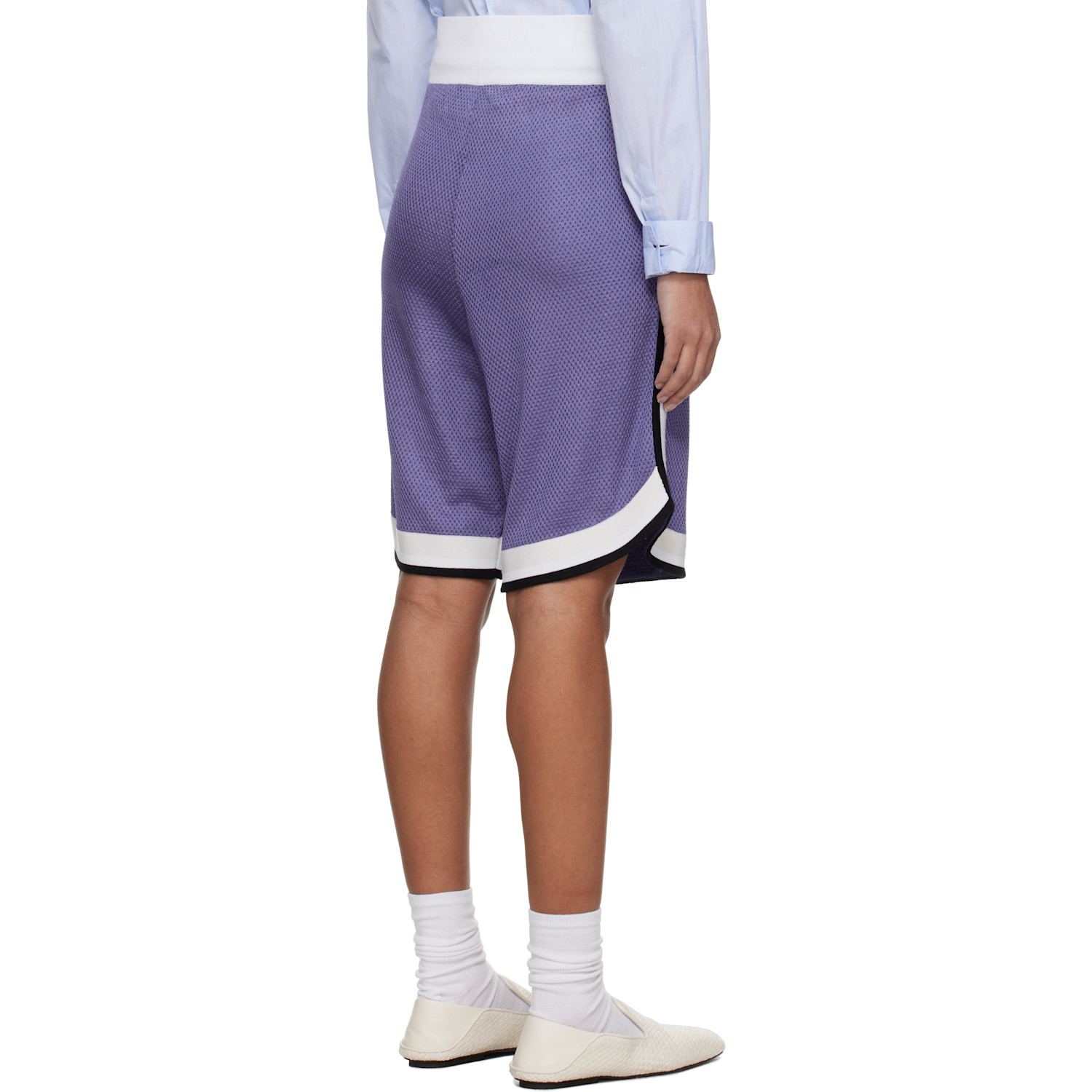  Wales Bonner Purple Rio Shorts 