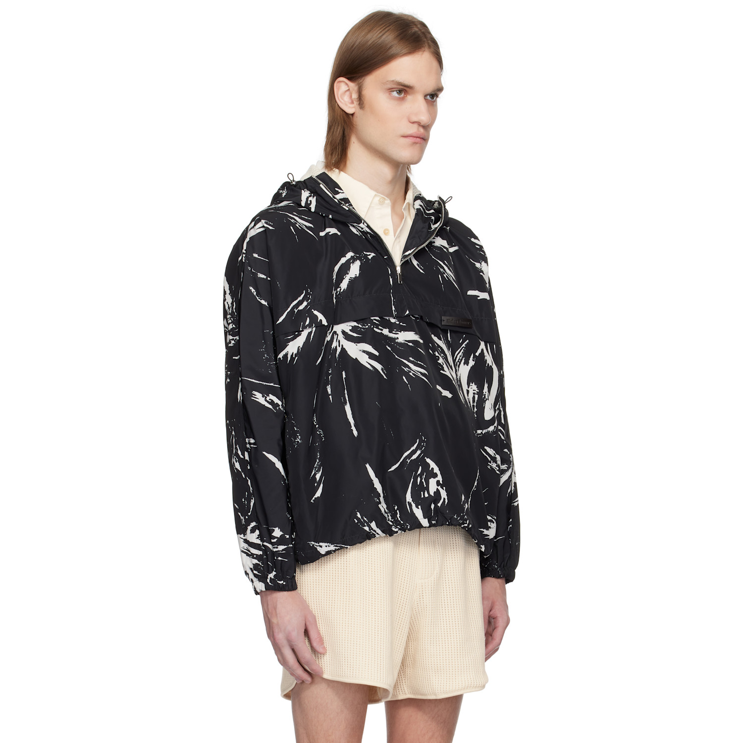  Wales Bonner Black Bloom Anorak 