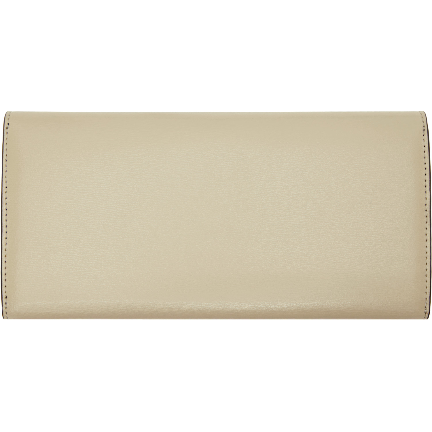  Toteme Beige T-lock Leather Wallet 