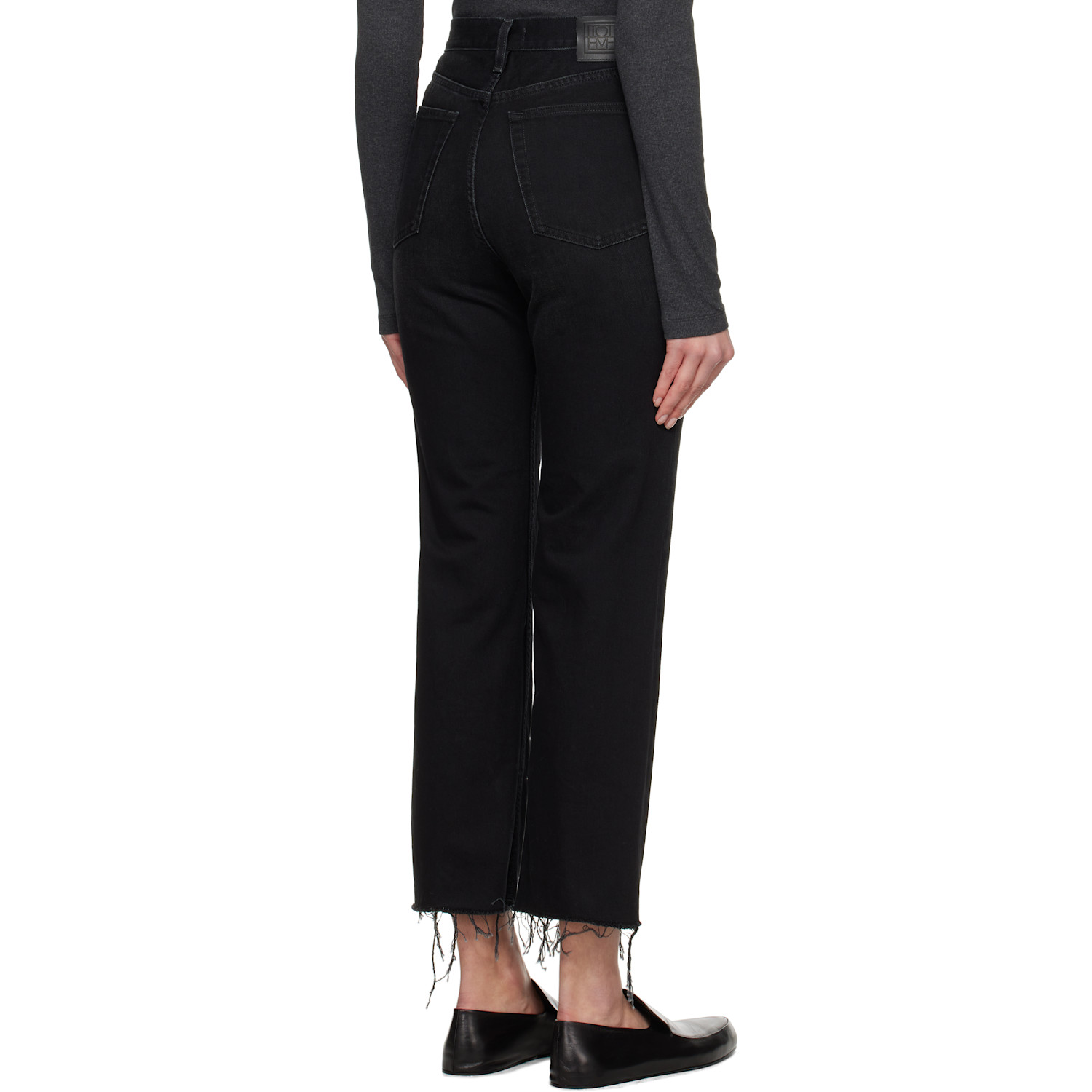  Toteme Black Classic Cut Jeans 
