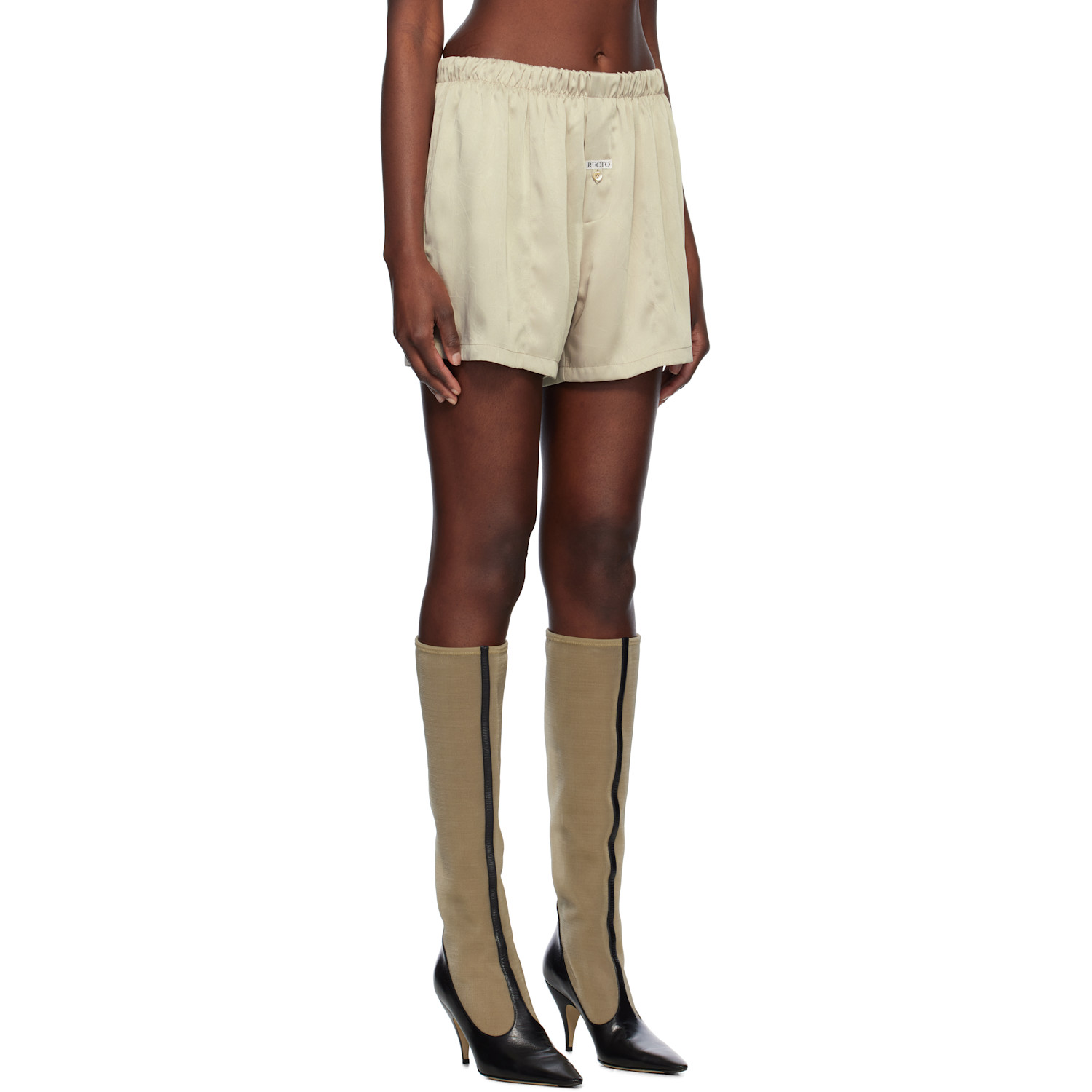  Recto Beige Summer Night Shorts 