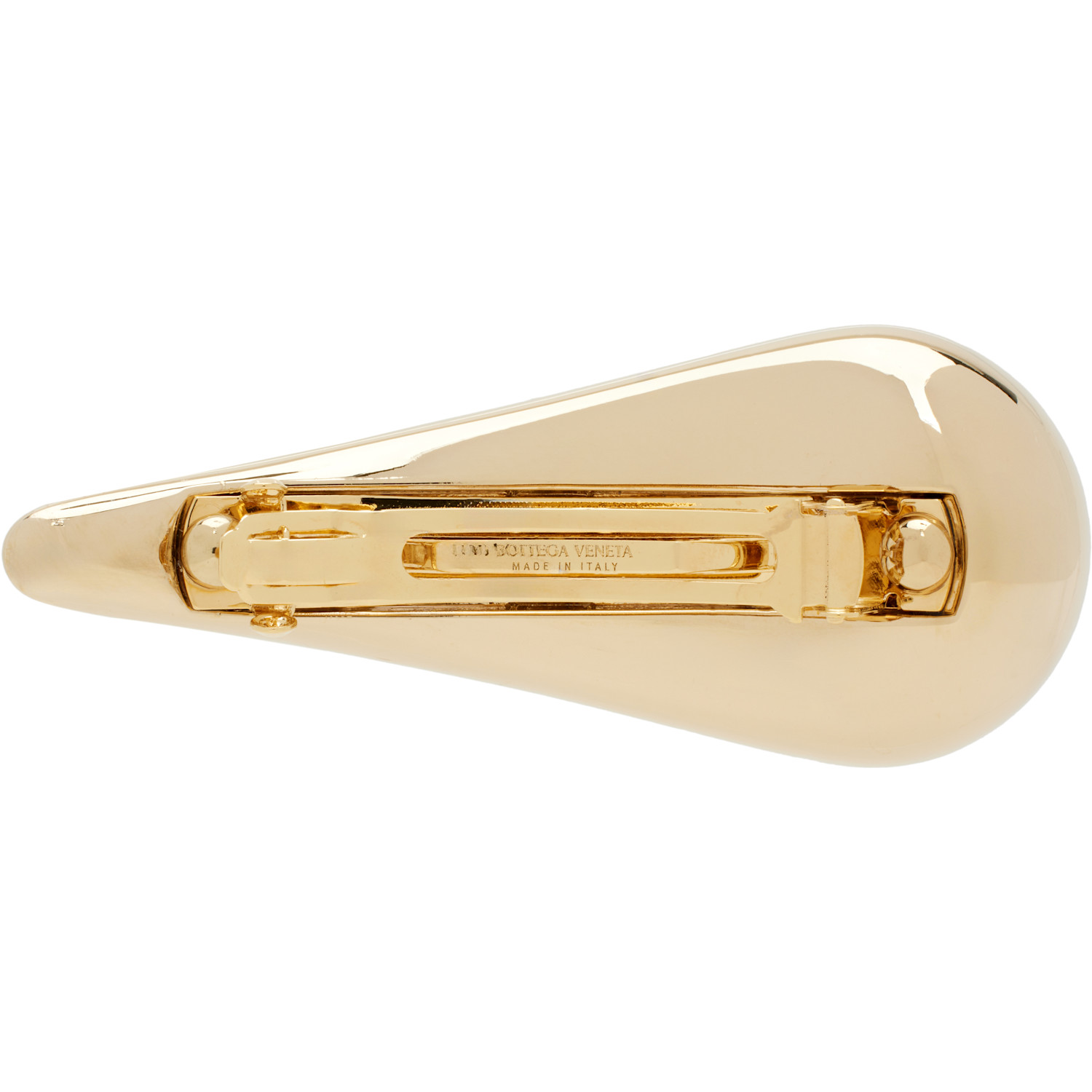  Bottega Veneta Gold Drop Barrette 