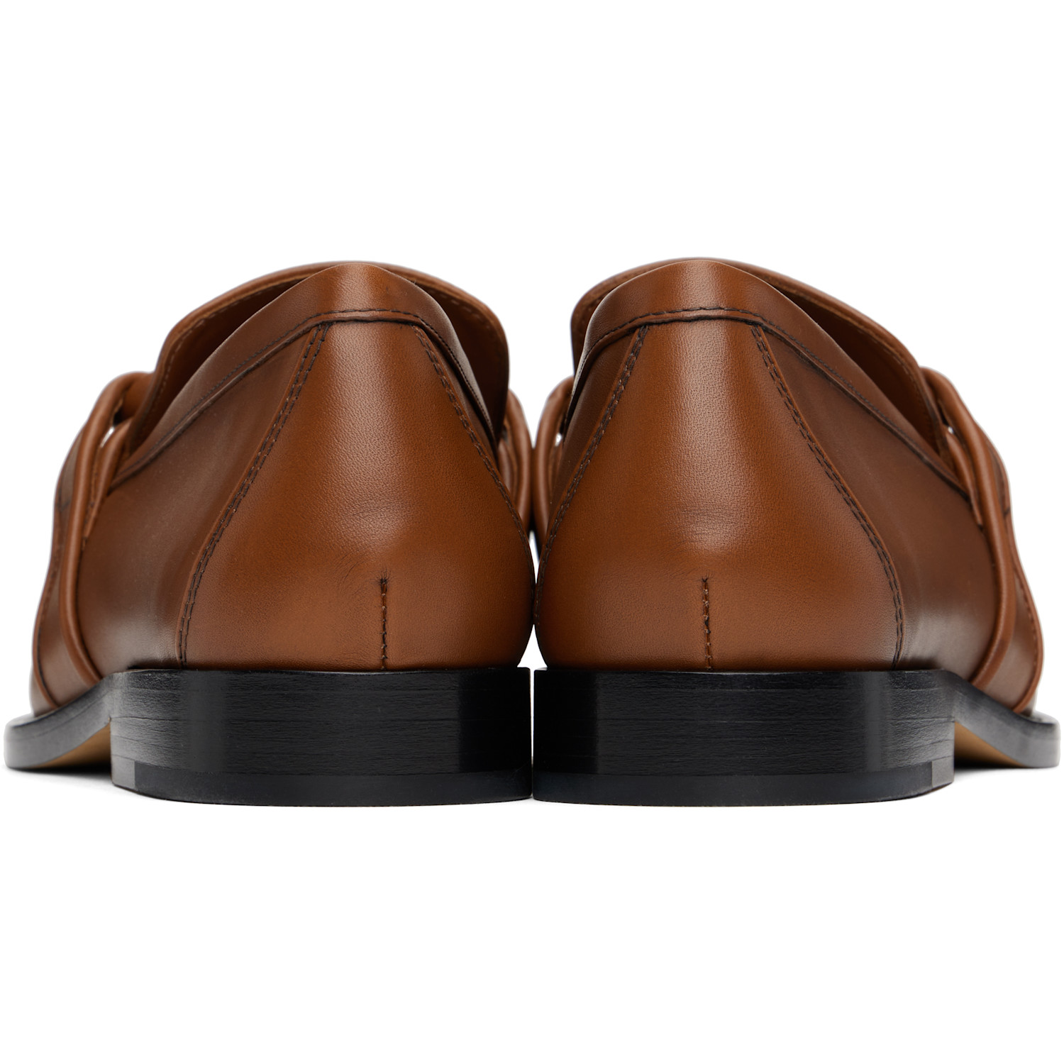  Bottega Veneta Tan Astaire Loafers 