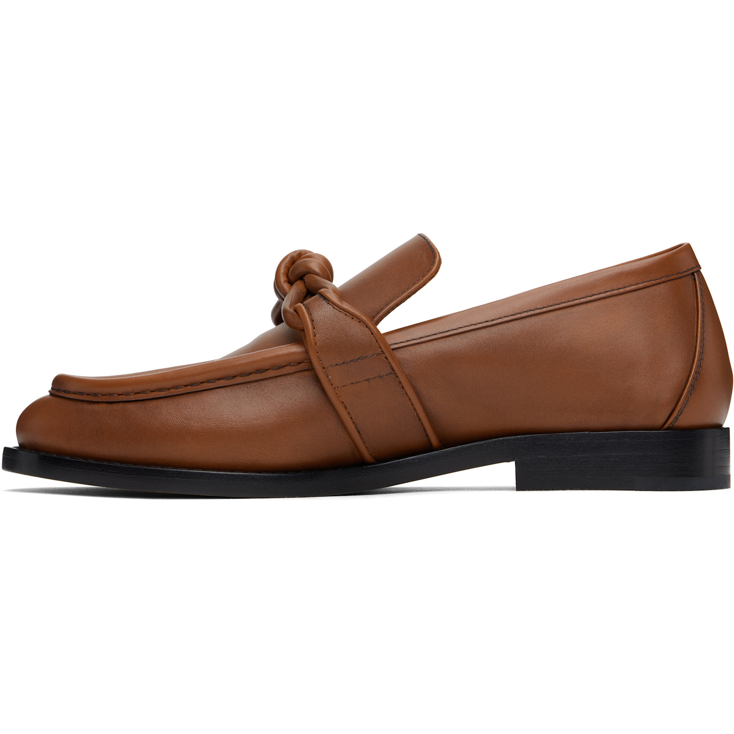  Bottega Veneta Tan Astaire Loafers 