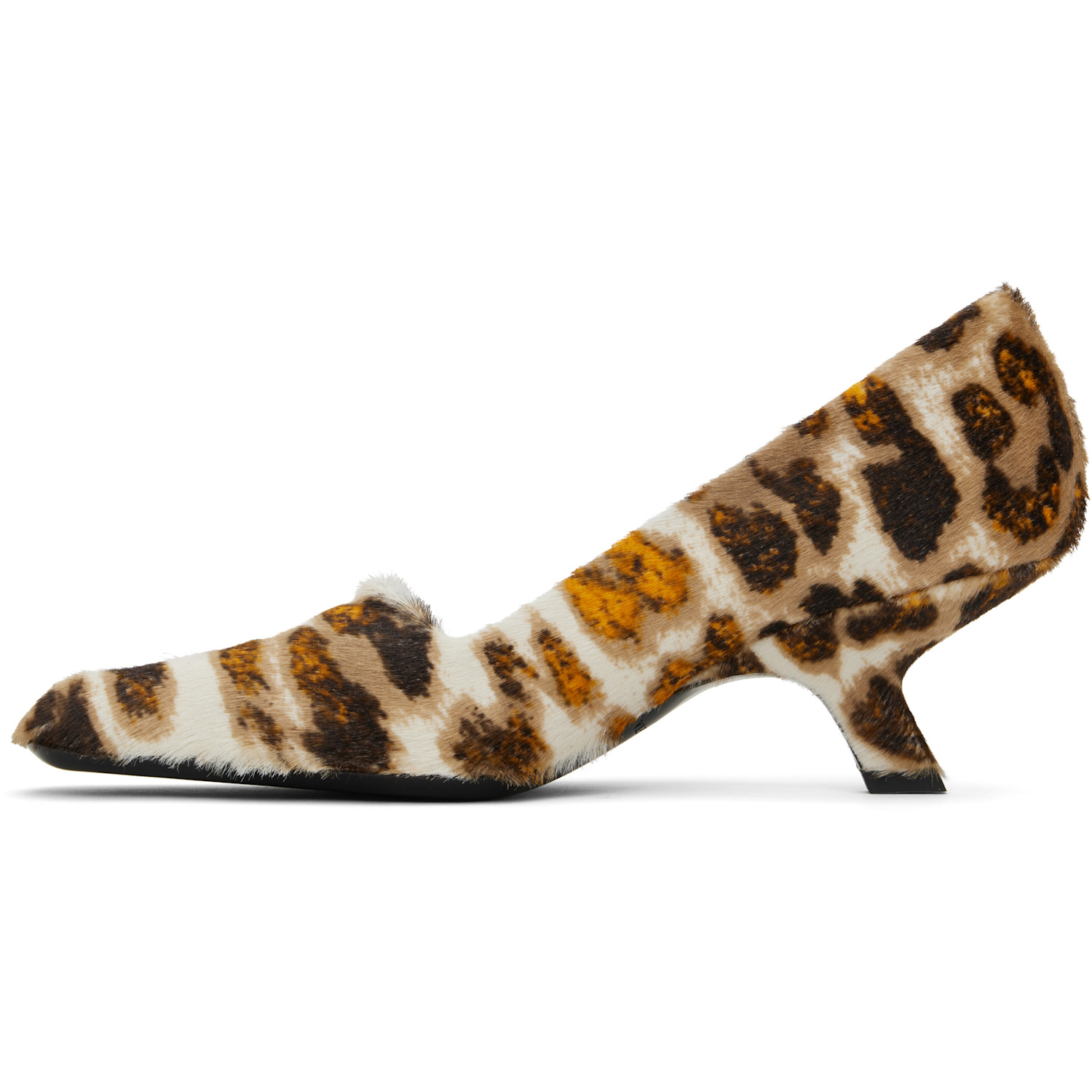  Bottega Veneta Tan & Beige Boogie Heels 