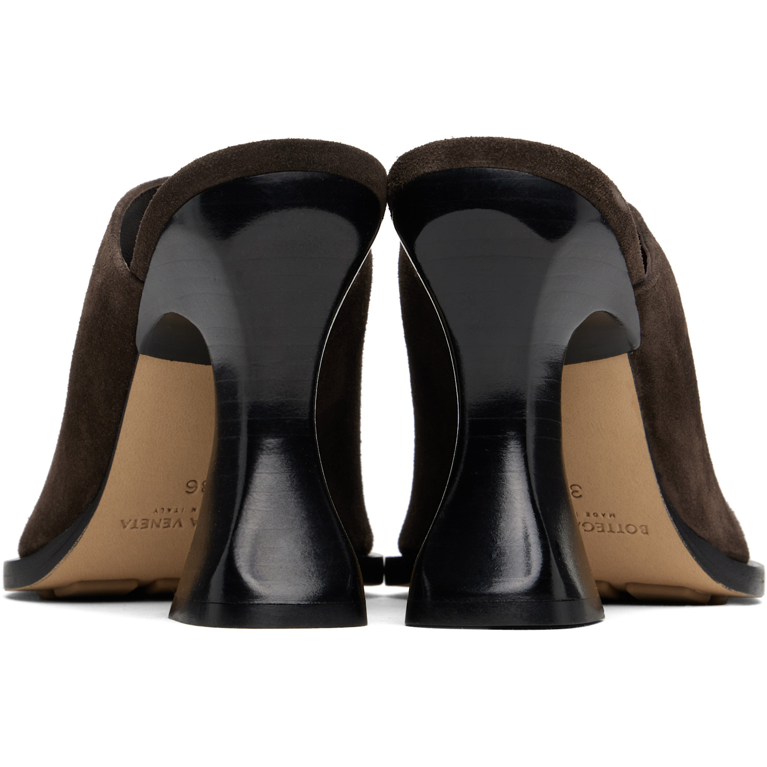  Bottega Veneta Brown Cha-cha Mules 