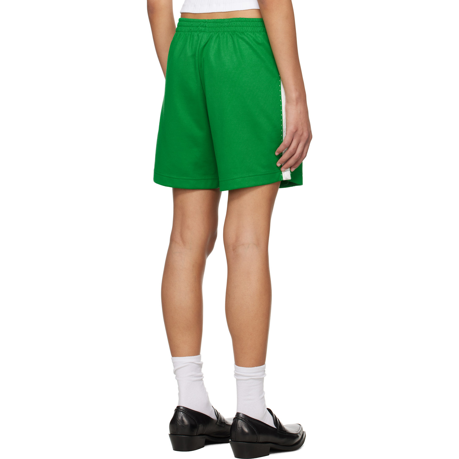  Re/done Green Sunland Track Shorts 