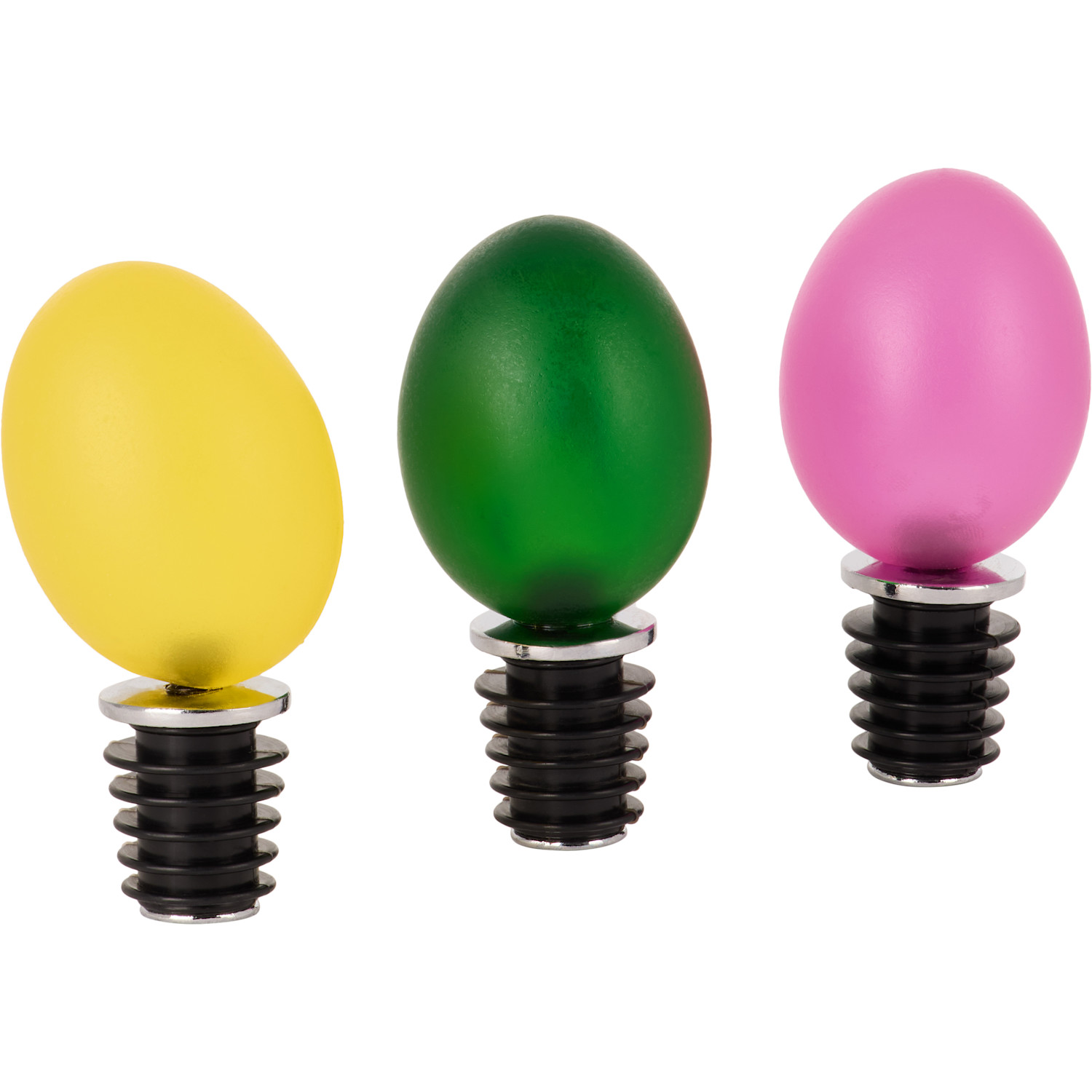  Rira Multicolor Egg Stopper Set, 3 Pcs 