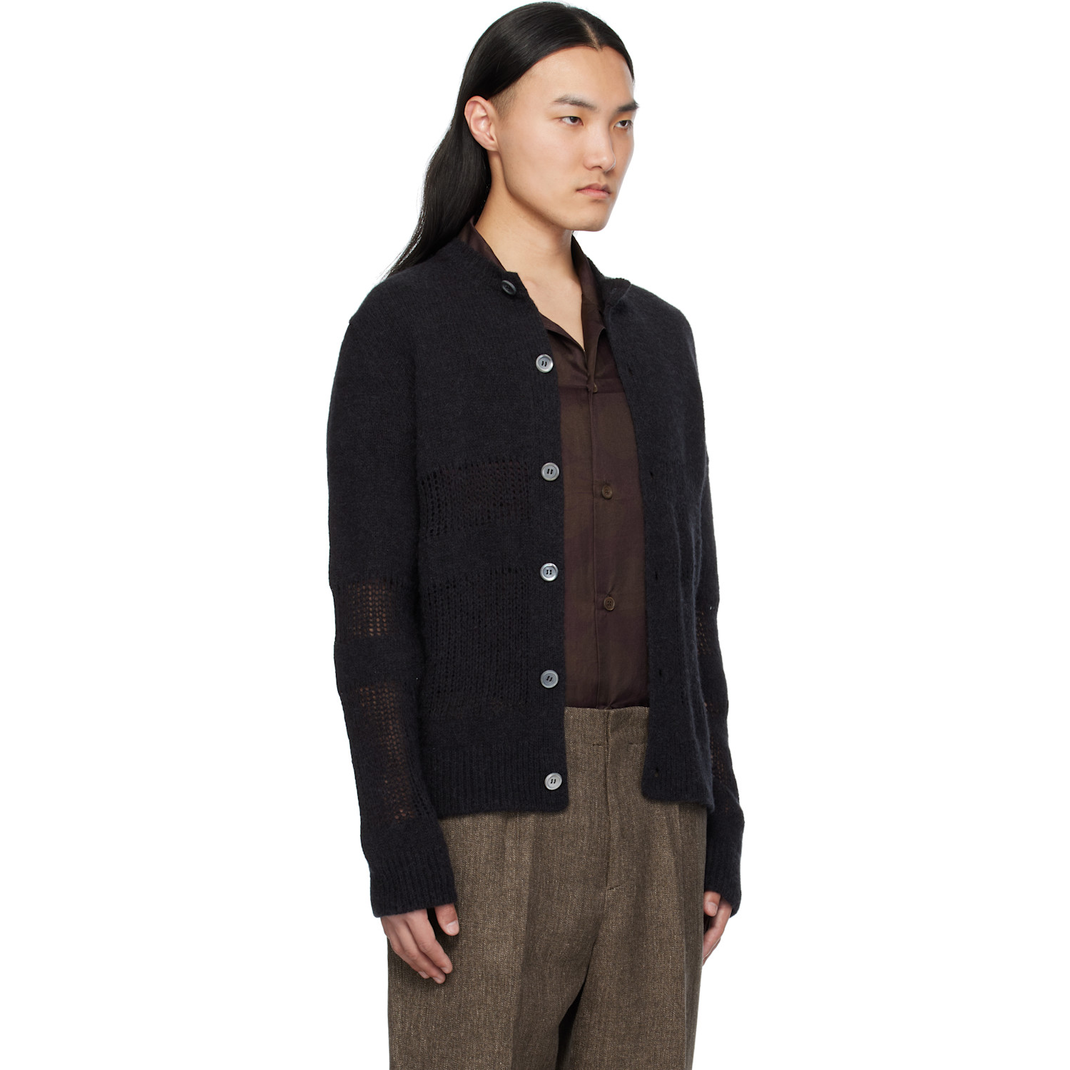  Our Legacy Black Opa Cardigan 