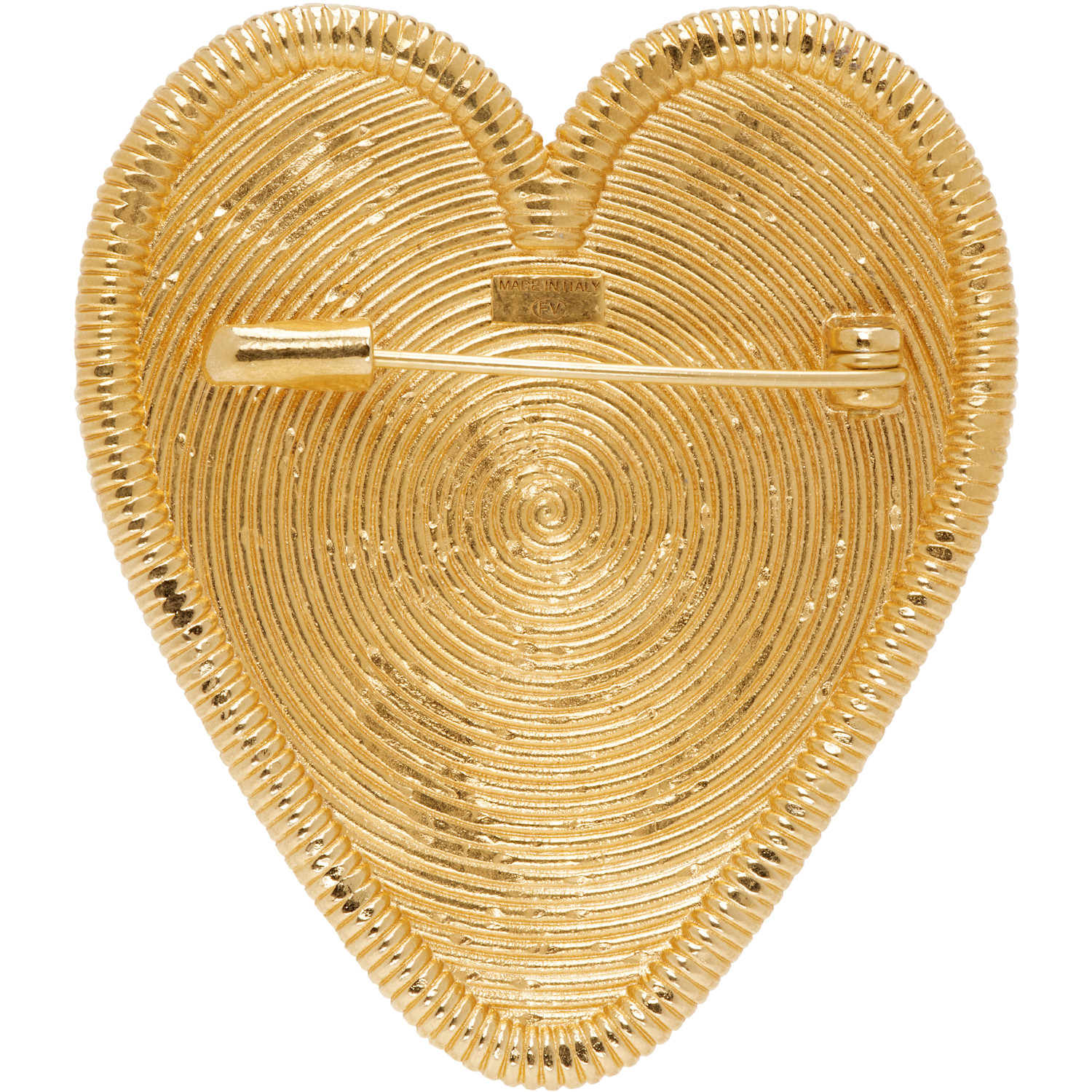  Valentino Garavani Fil Perdu Metal Brooch 