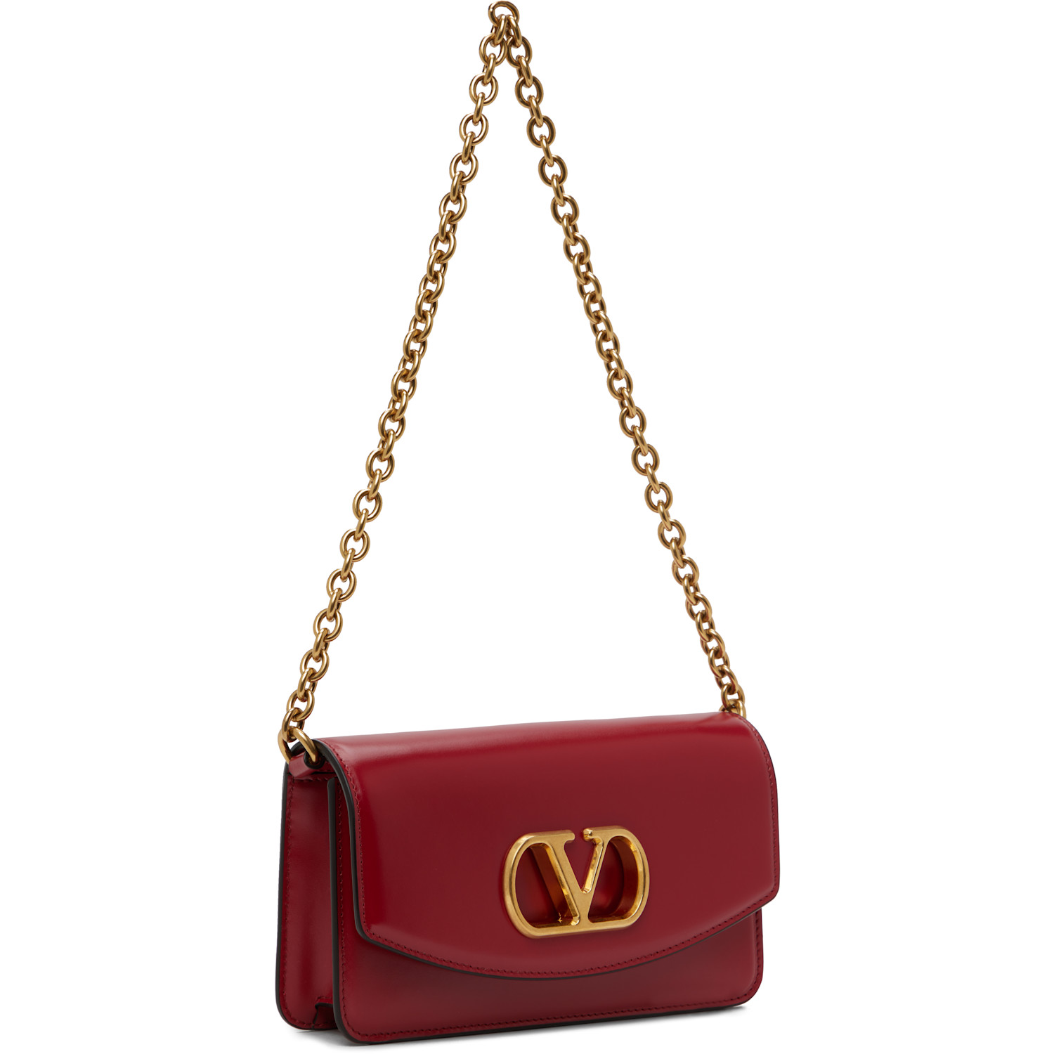  Valentino Garavani Red Small Clutch Bag 