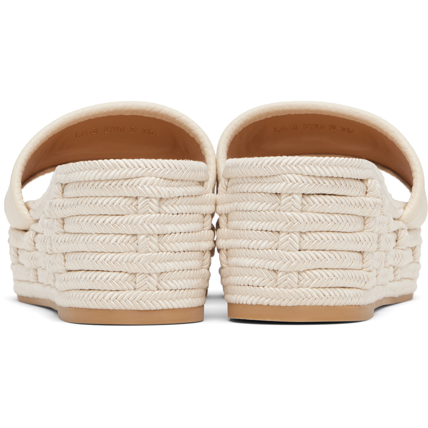  Valentino Garavani Off-white Vlogo Signature Slide Espadrillas Sandals 