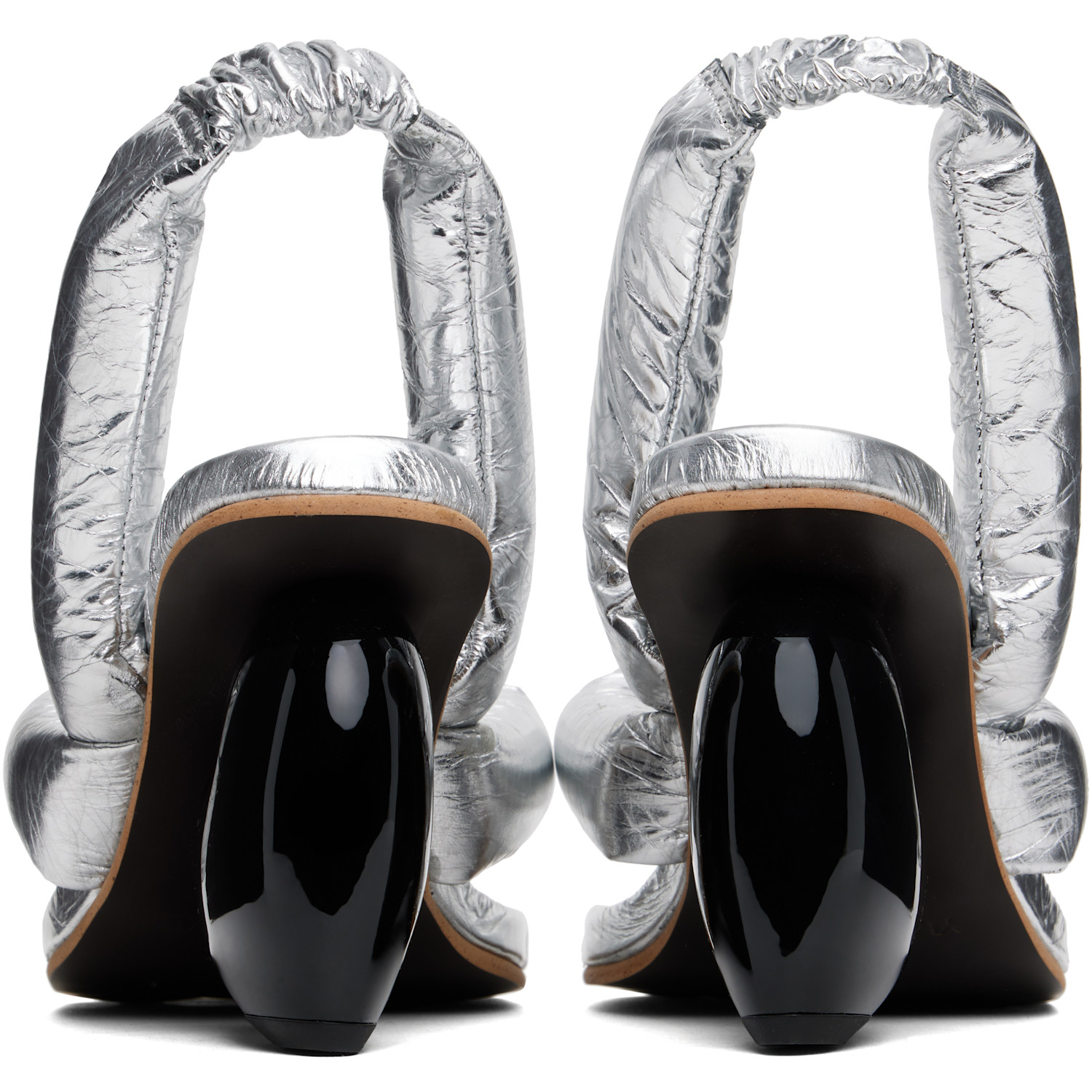  Yume Yume Silver Love Heeled Sandals 