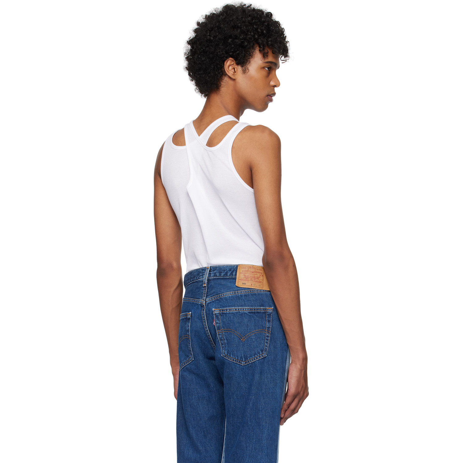  Bless White Twintank Tank Top 