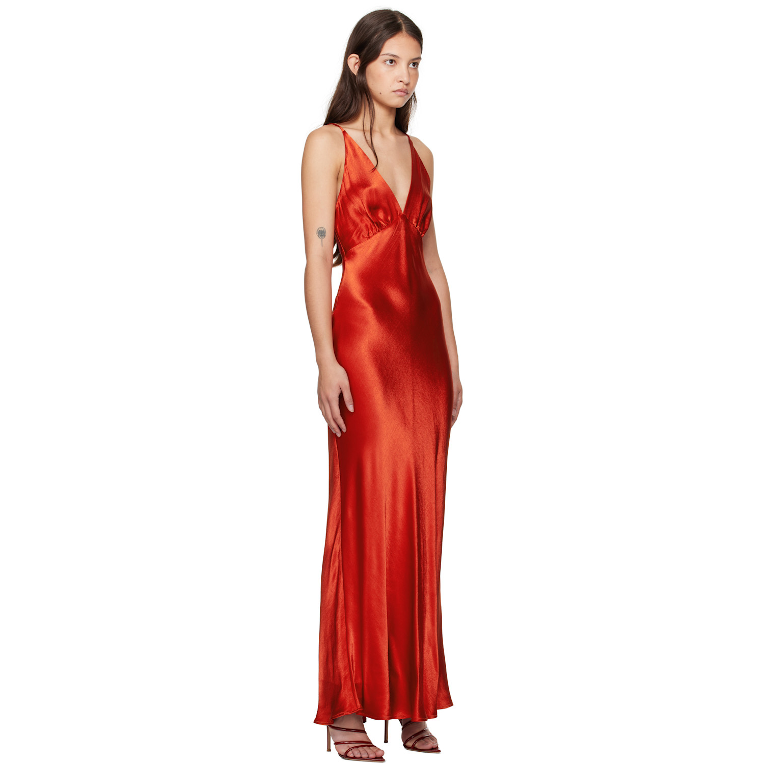  Bec + Bridge Red Moon Dance V Maxi Dress 