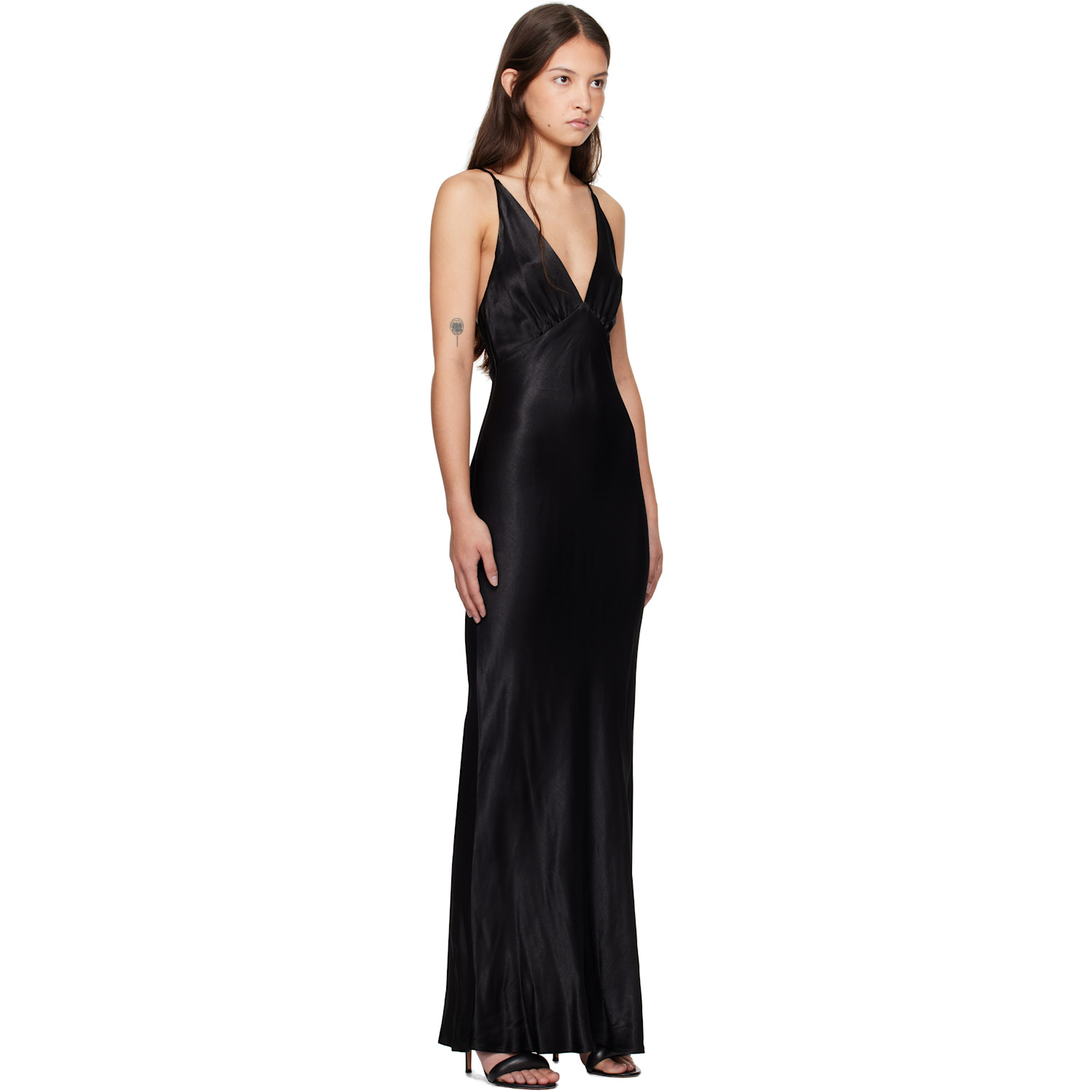  Bec + Bridge Black Moon Dance V Maxi Dress 