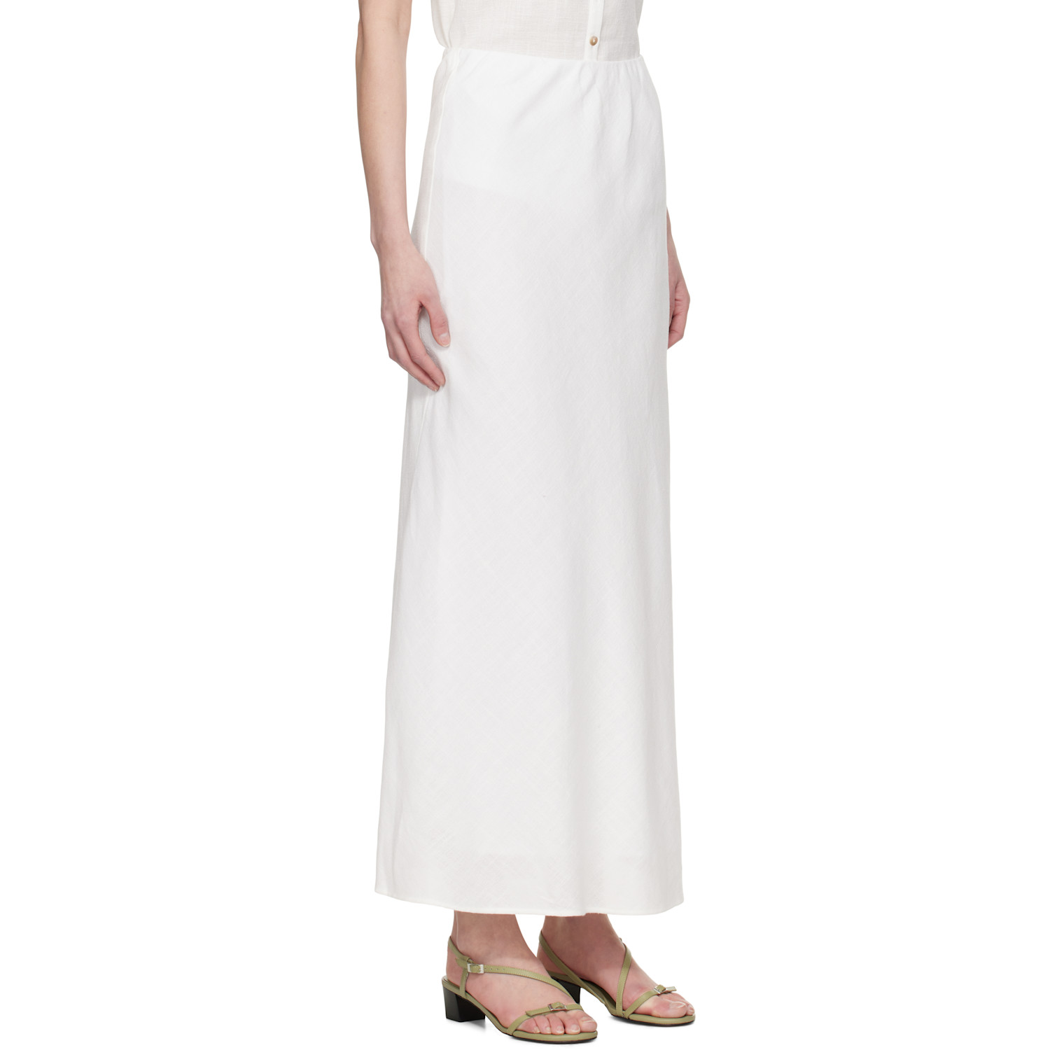  Bec + Bridge White Everly Maxi Skirt 