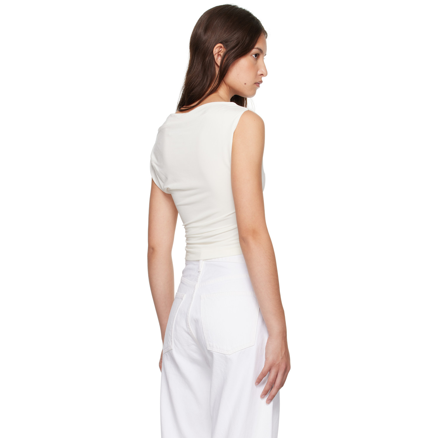  Bec + Bridge Off-white Odesse Boat Neck Top 