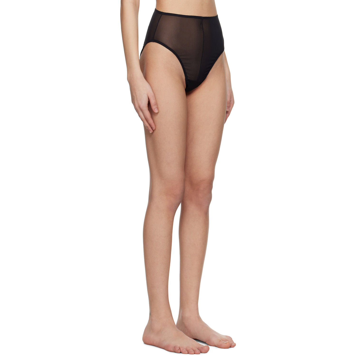  Du Ciel Black Léger High Waist Briefs 