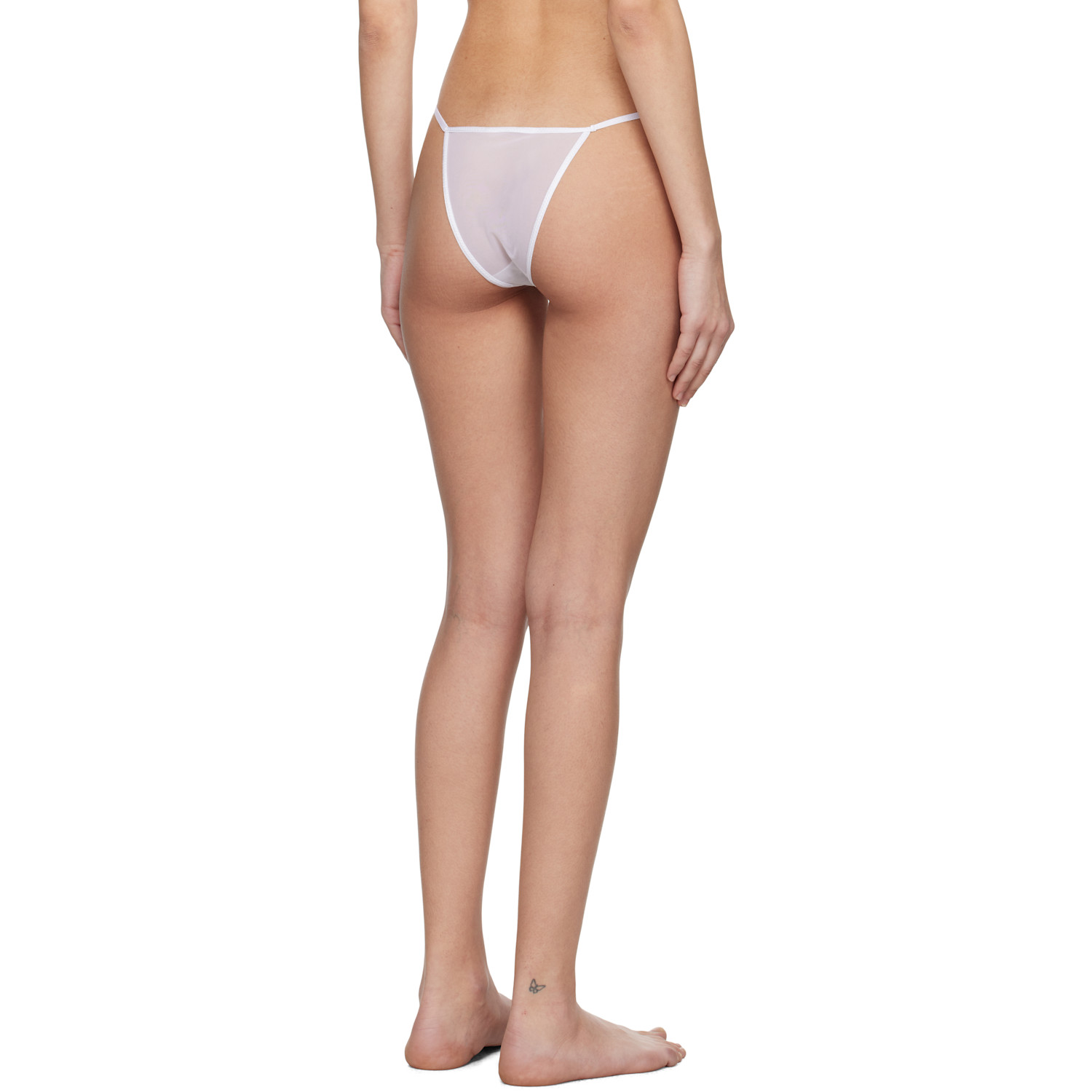  Du Ciel White Doux Slip Briefs 