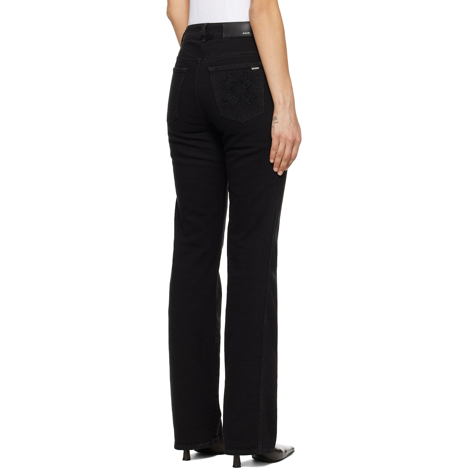  Amiri Black Ma Quad Patch Slim Jeans 