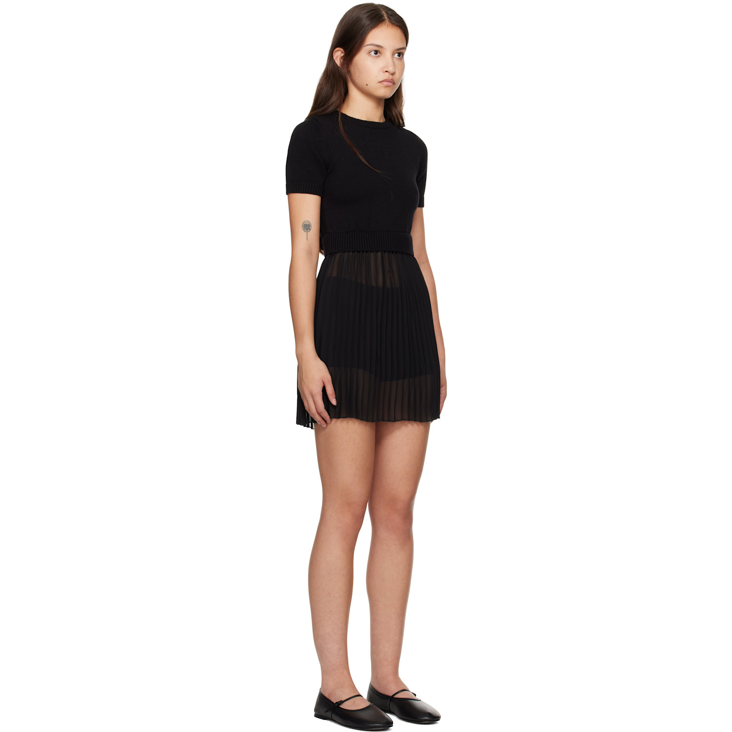  Guizio Black Evie Minidress 