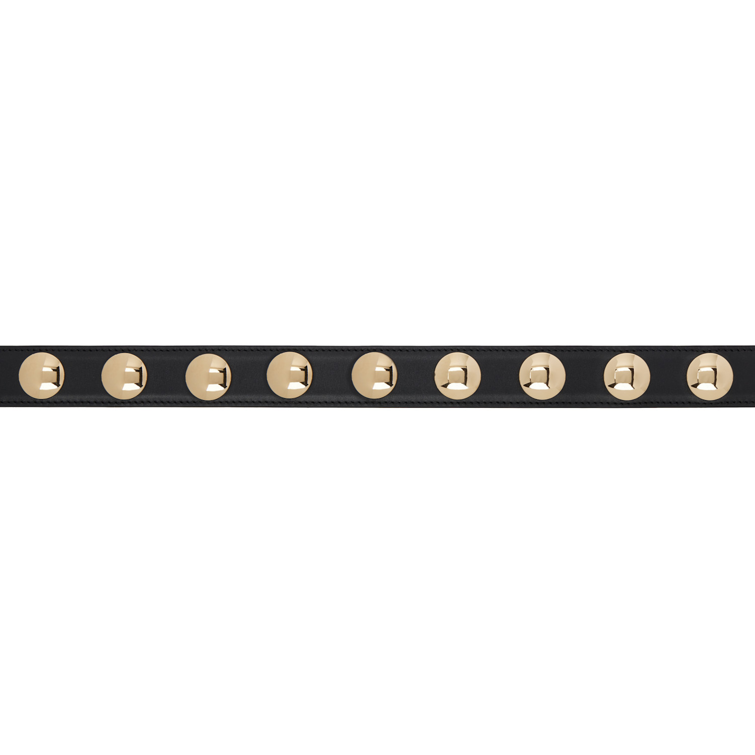  Khaite Black Benny With Studs Belt 