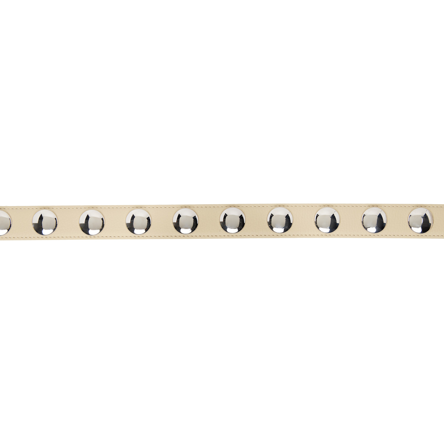  Khaite Beige Benny Studs Belt 