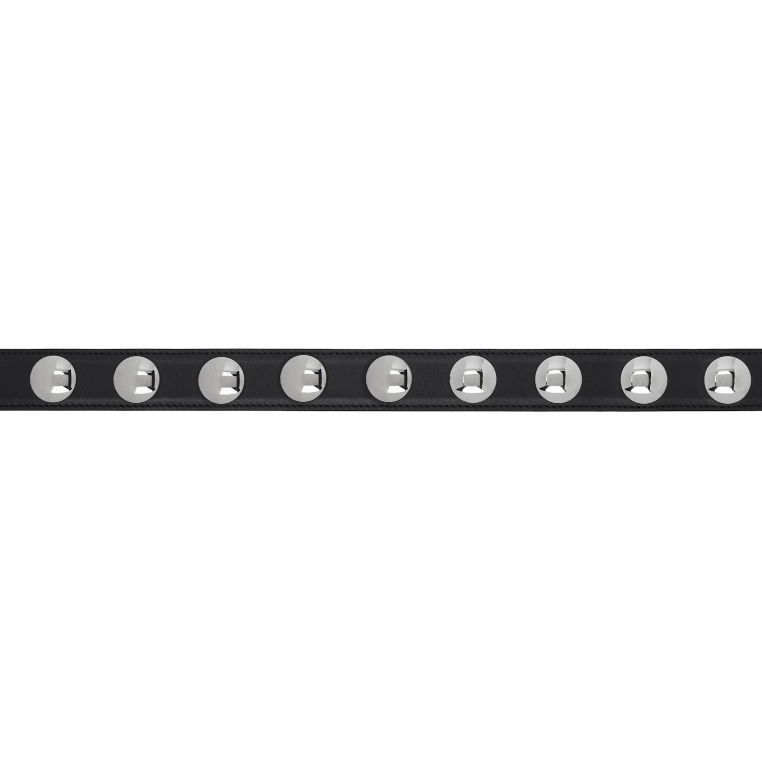  Khaite Black Benny With Studs Belt 