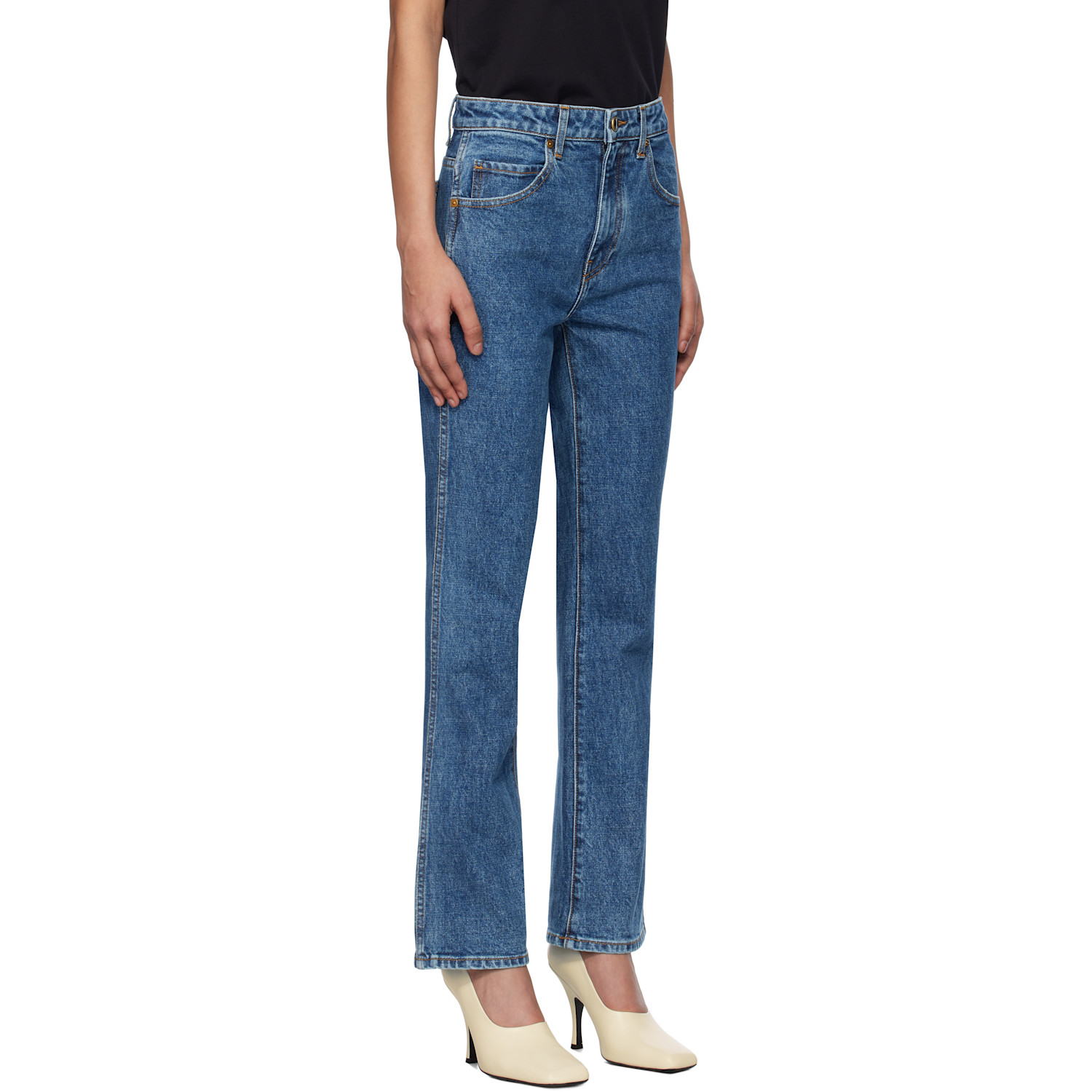  Khaite Blue Vivian Jeans 