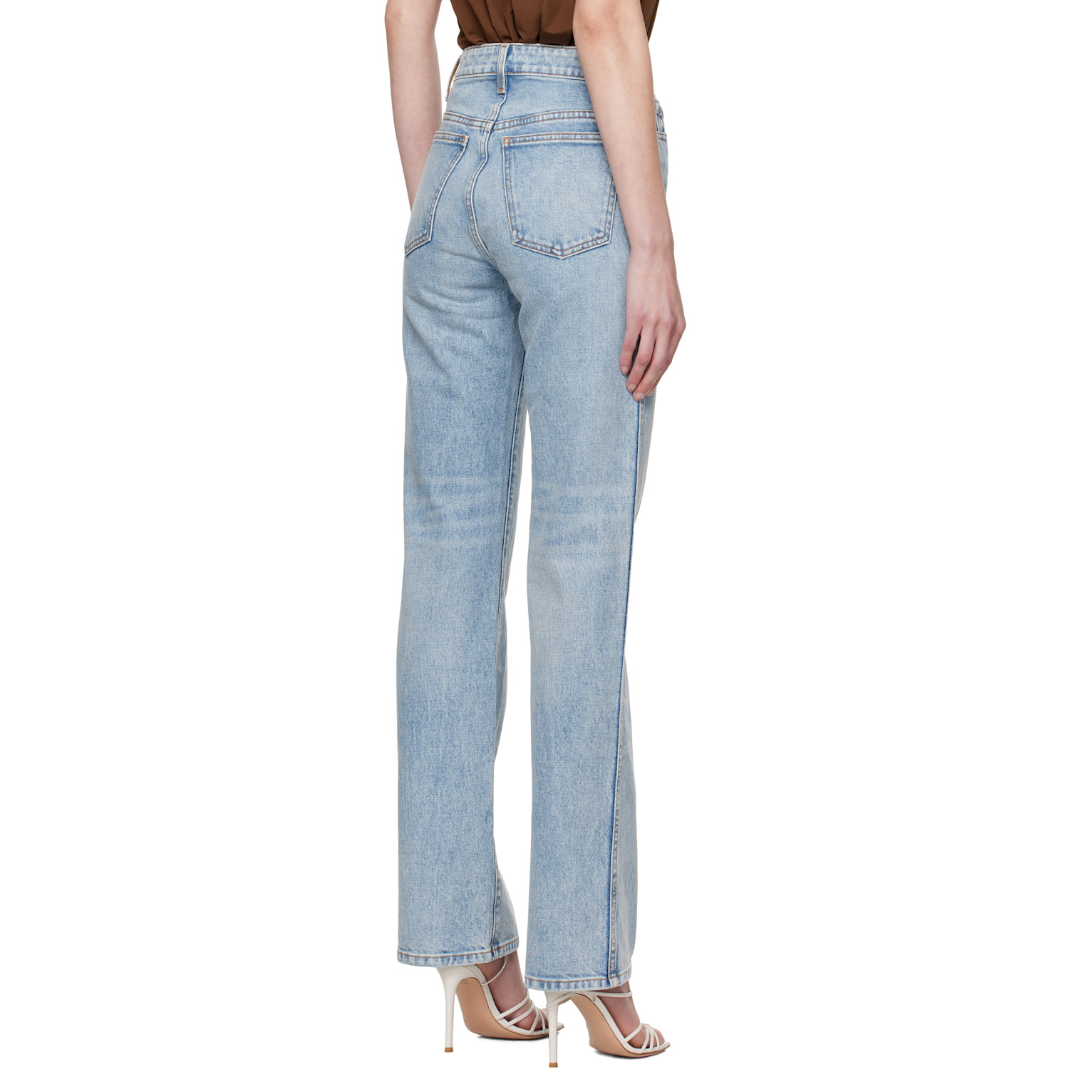  Khaite Blue Danielle Stretch Jeans 