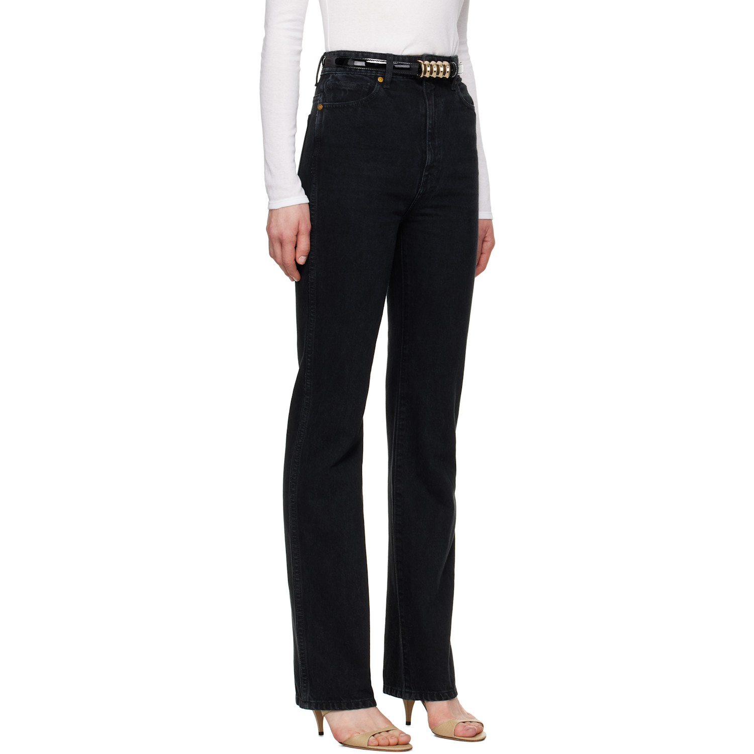  Khaite Black Danielle Jeans 