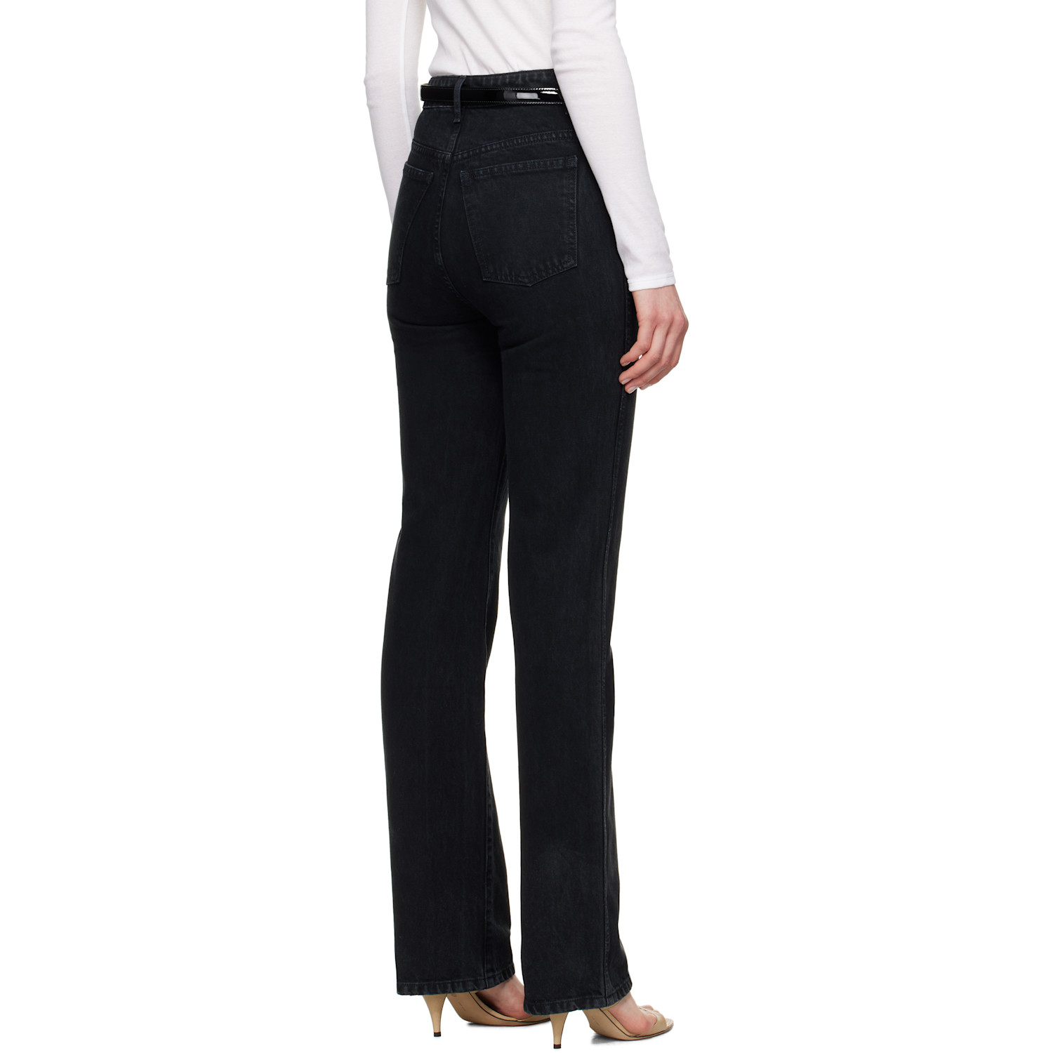  Khaite Black Danielle Jeans 